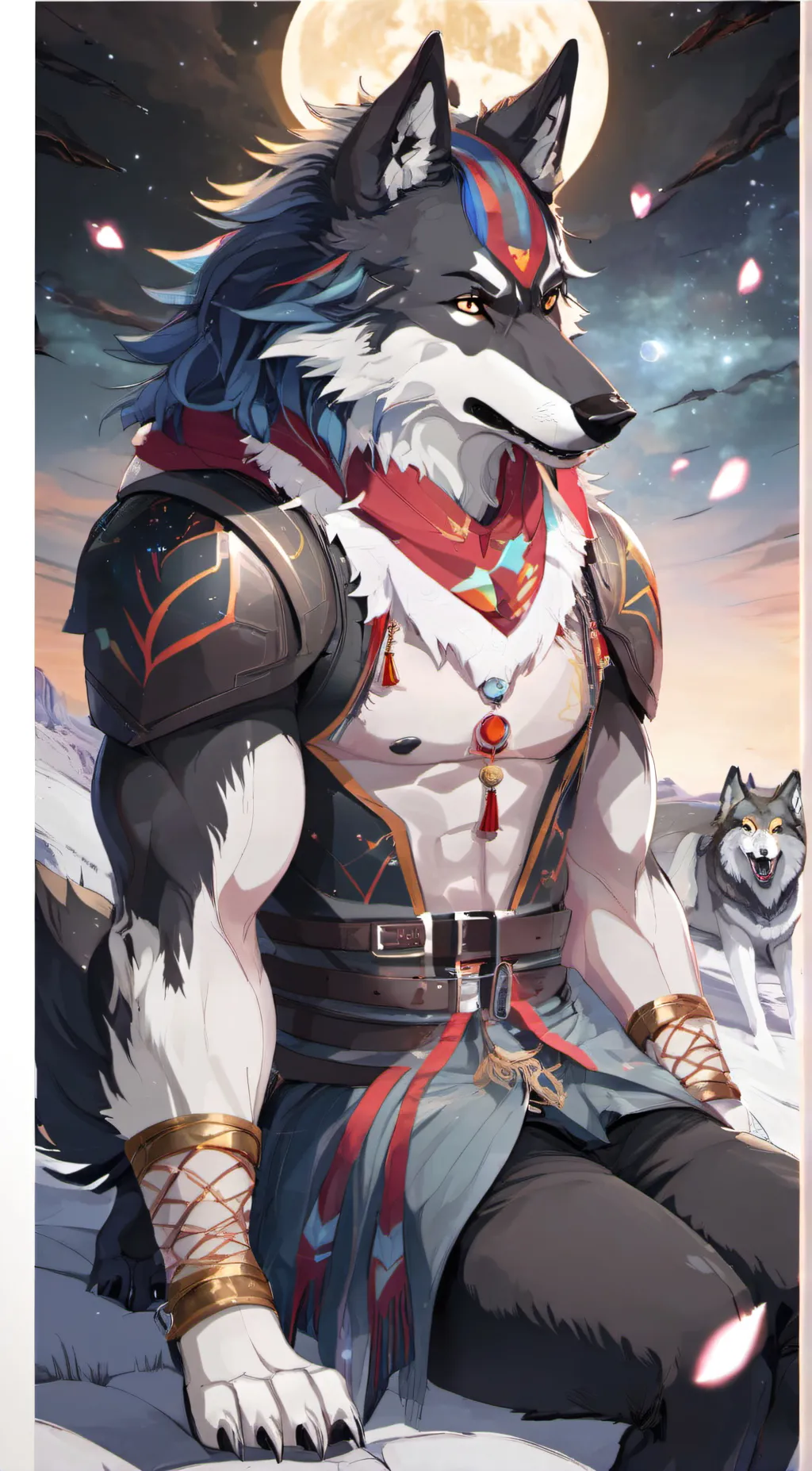 ai character: Leo background