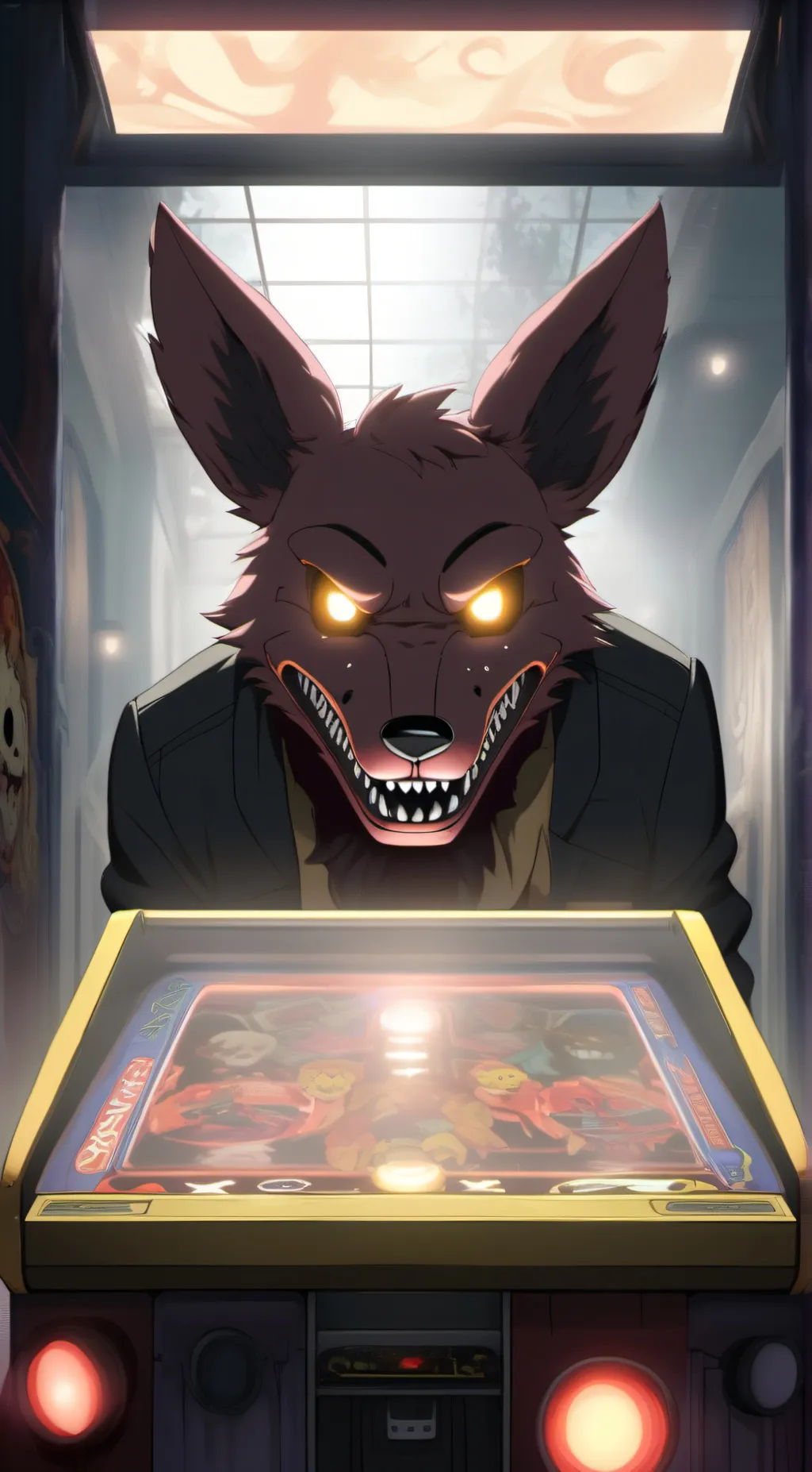 ai character: foxy? background