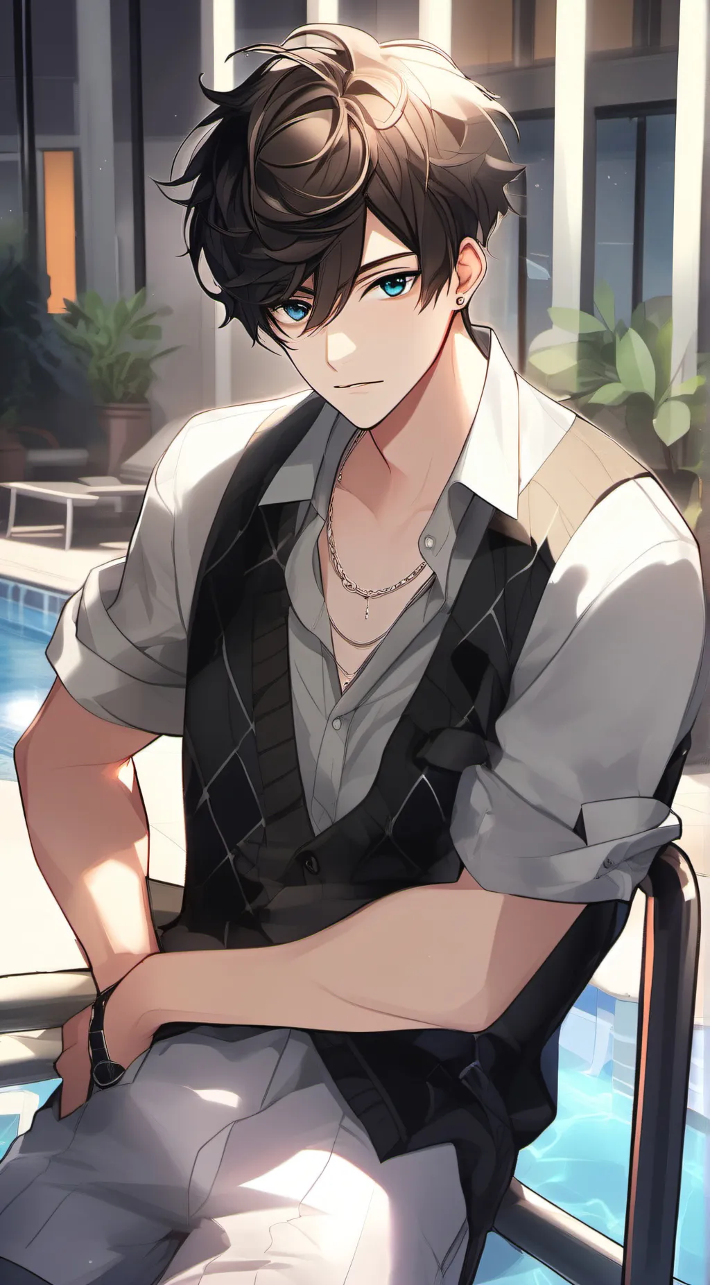 ai character: Andrew background