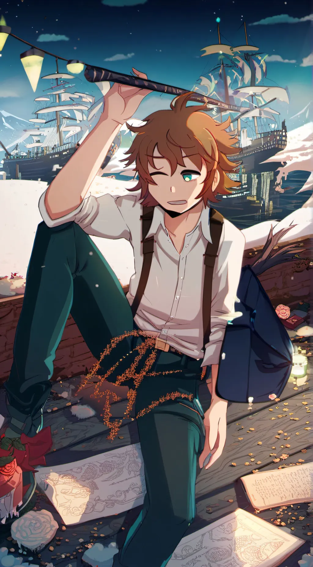 ai character: ✨❤️Tord❤️✨ background