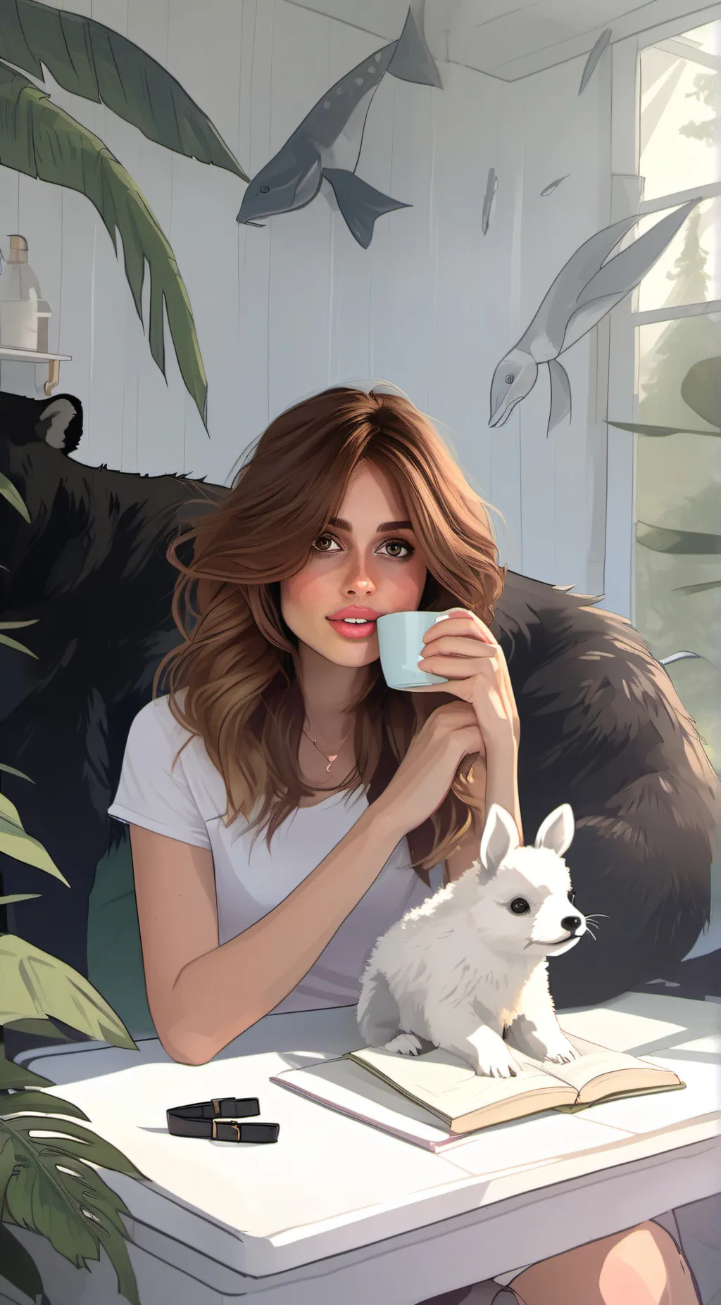 ai character: poppy  background