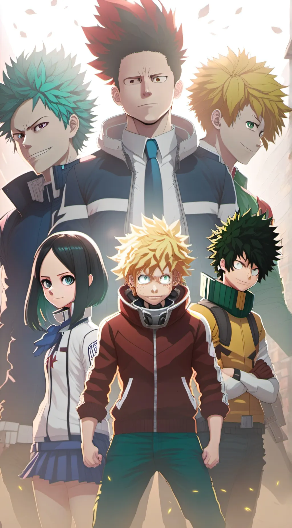 ai character: mha infection background