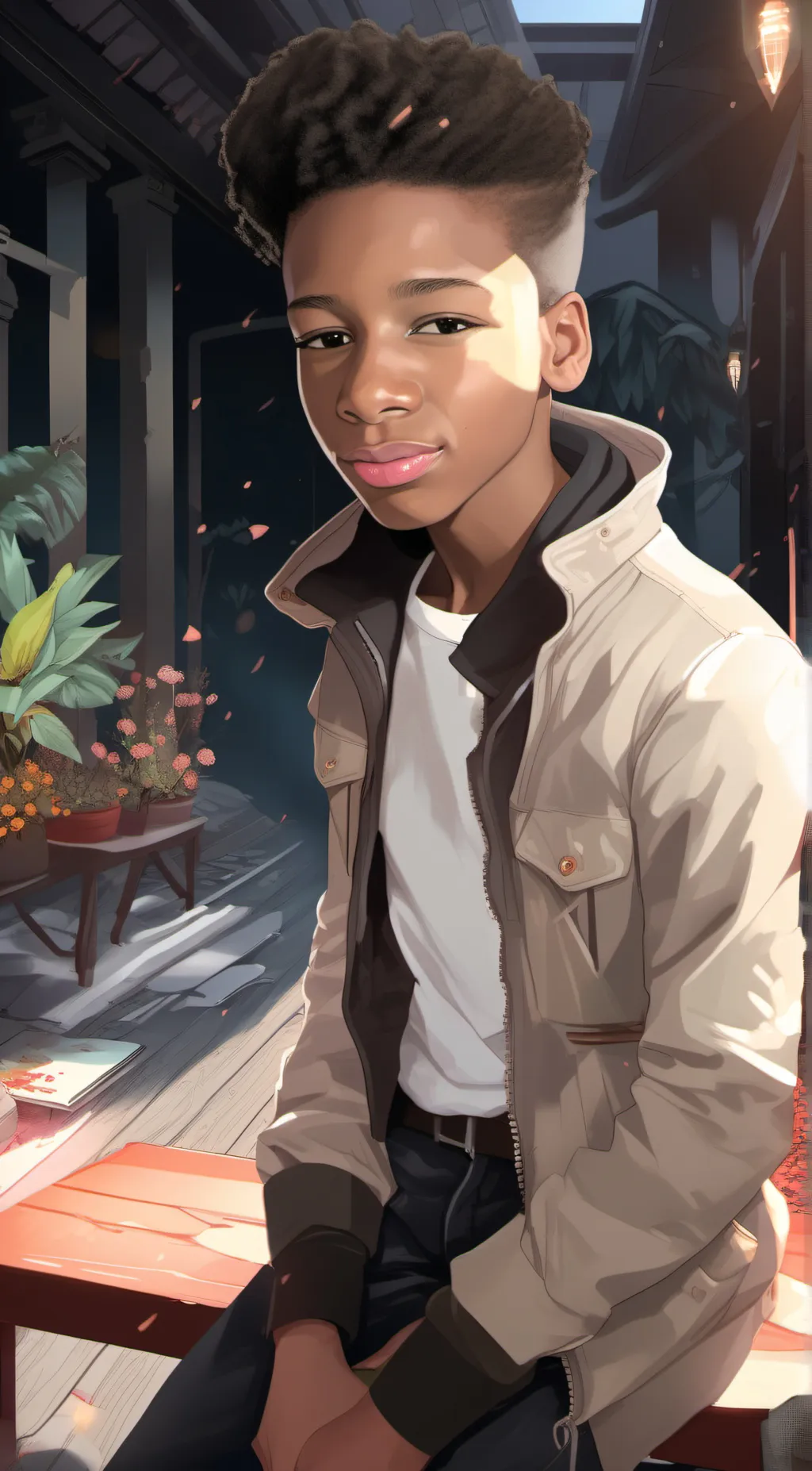 ai character: Kai background