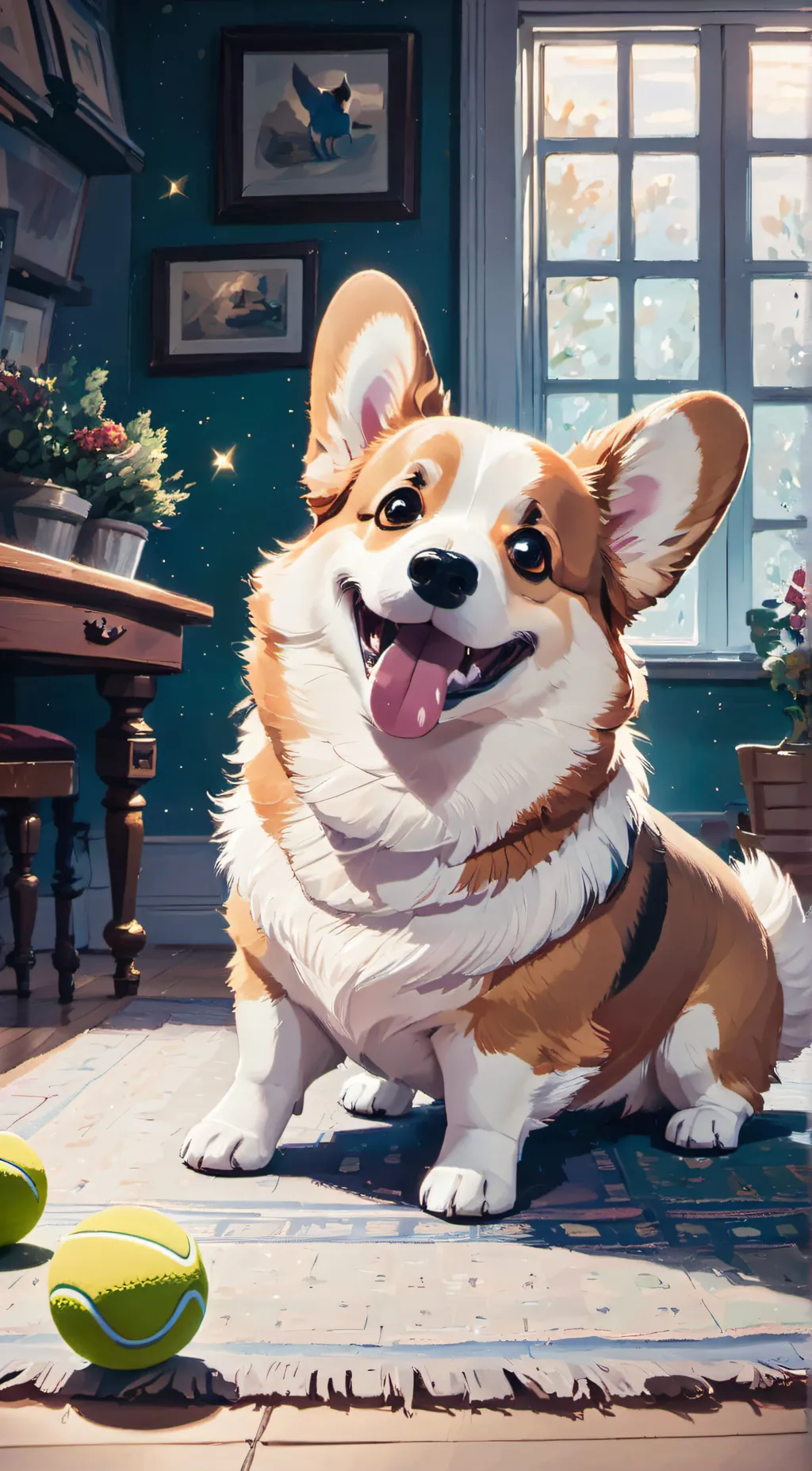 ai character: Potato  background