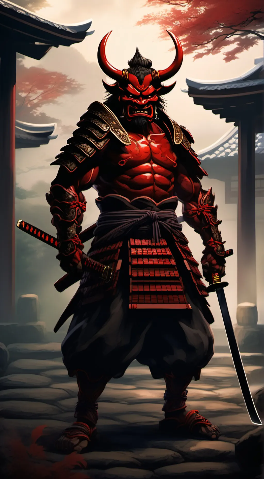 ai character: Oni  background