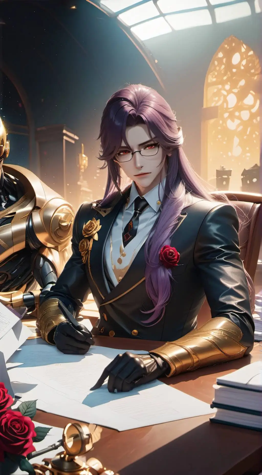 ai character: Asher background