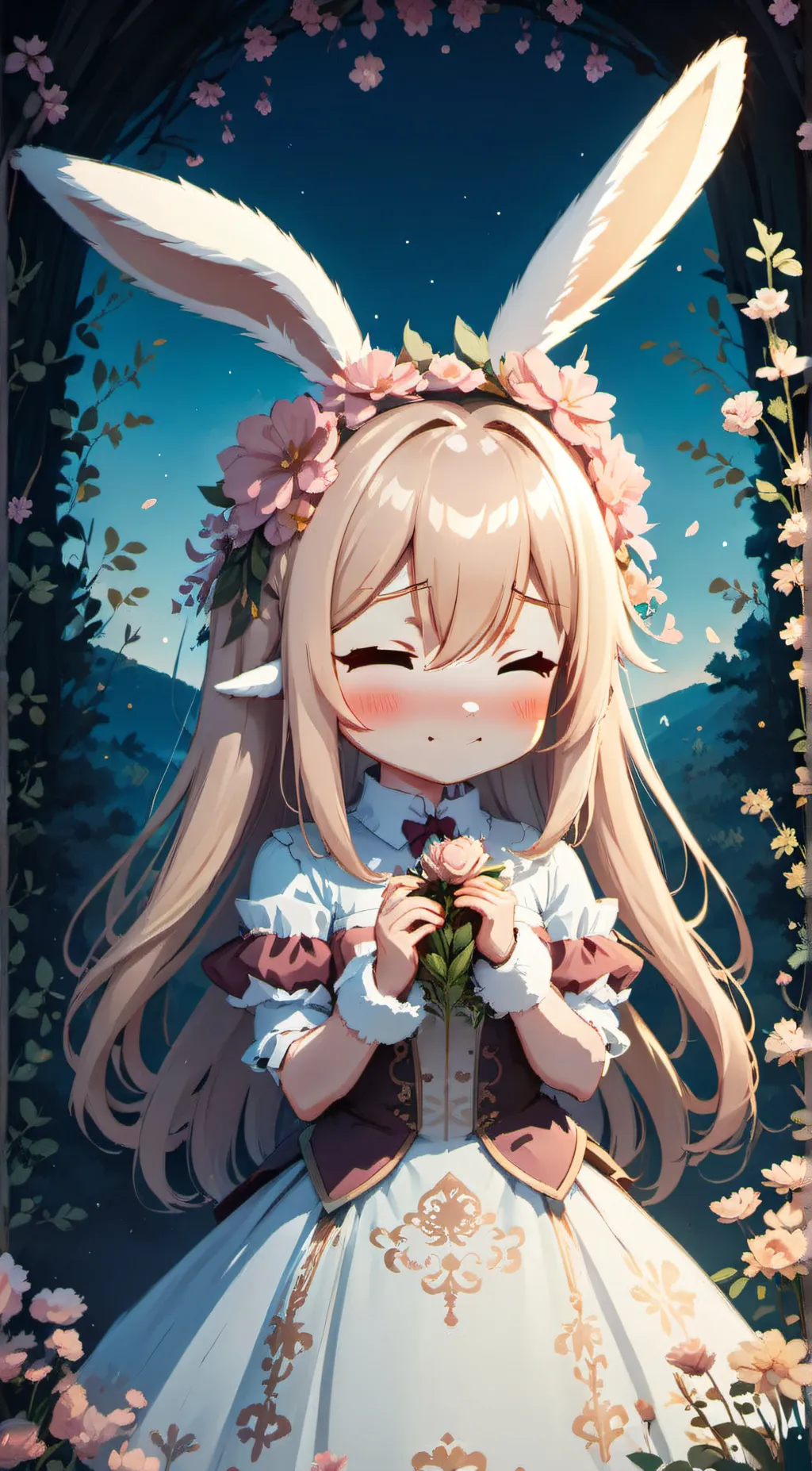 ai character: Luna background