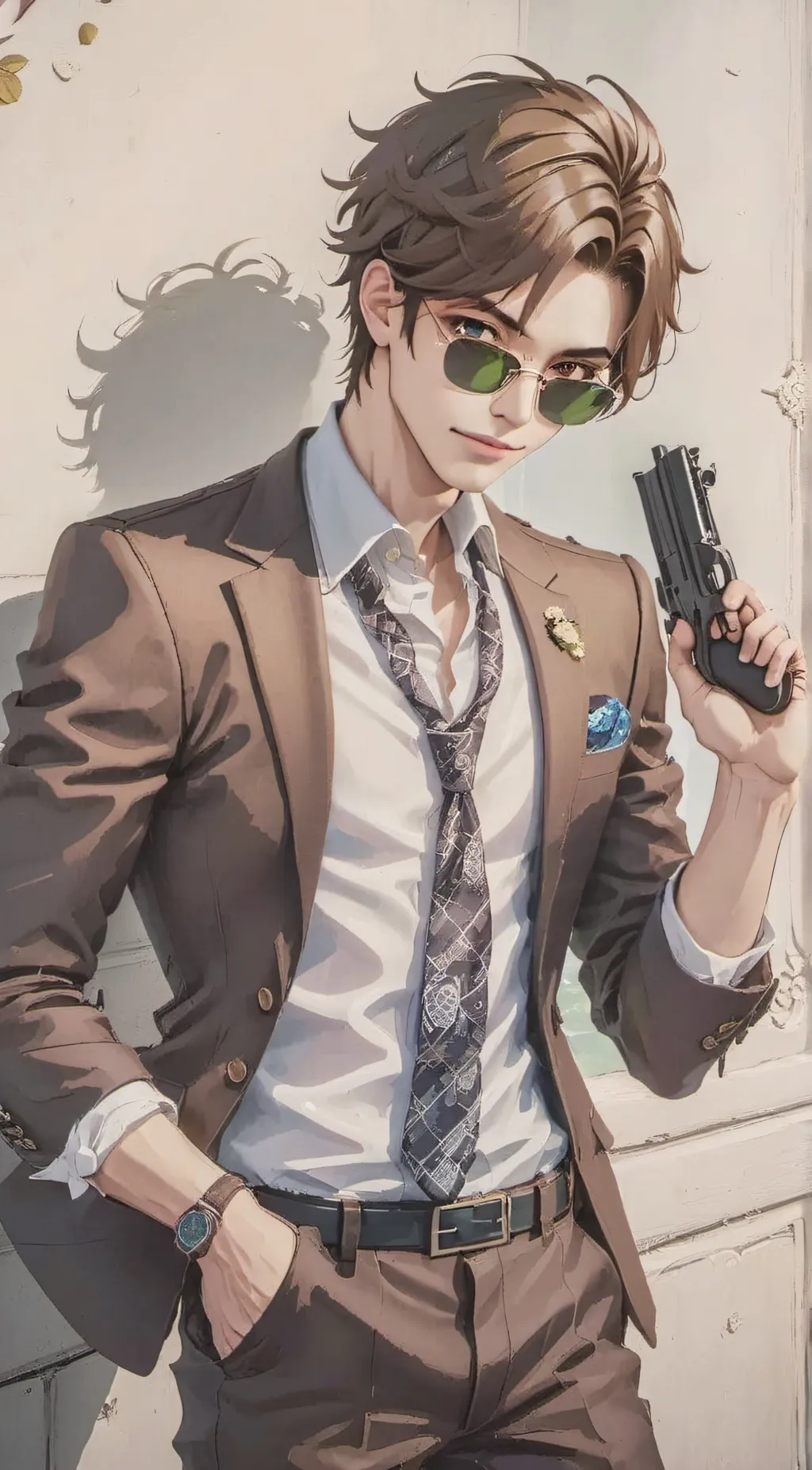 ai character: Agent Targent background