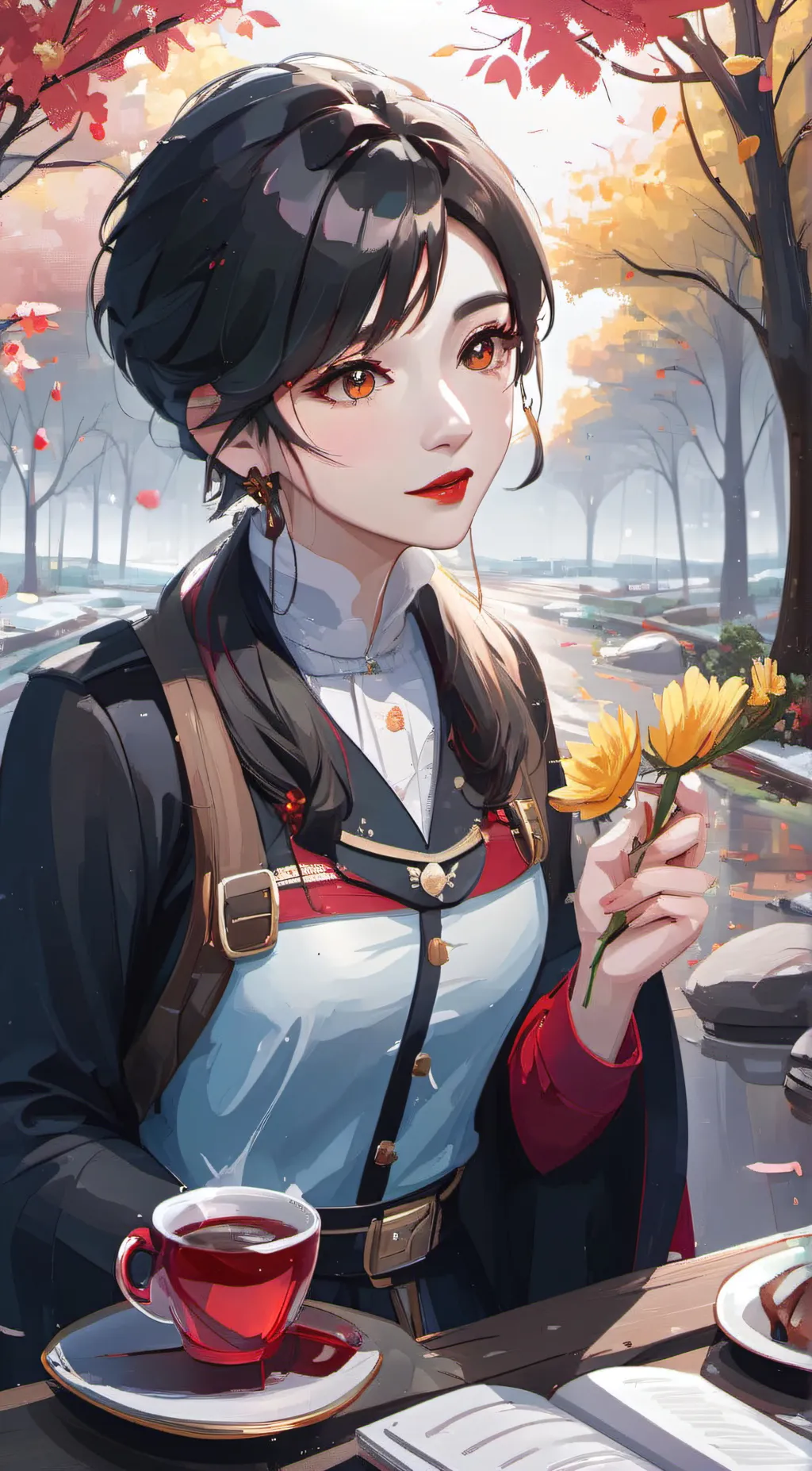 ai character: Jenny kates Mom background