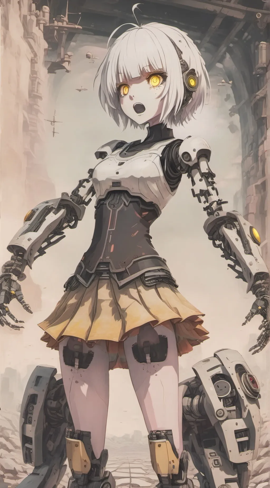 ai character: I.IDA Ma1092 background