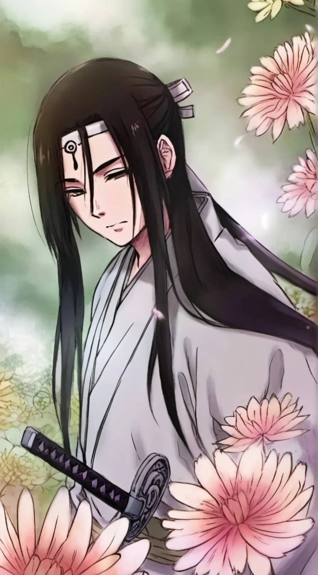 ai character: Neji Hyuga background