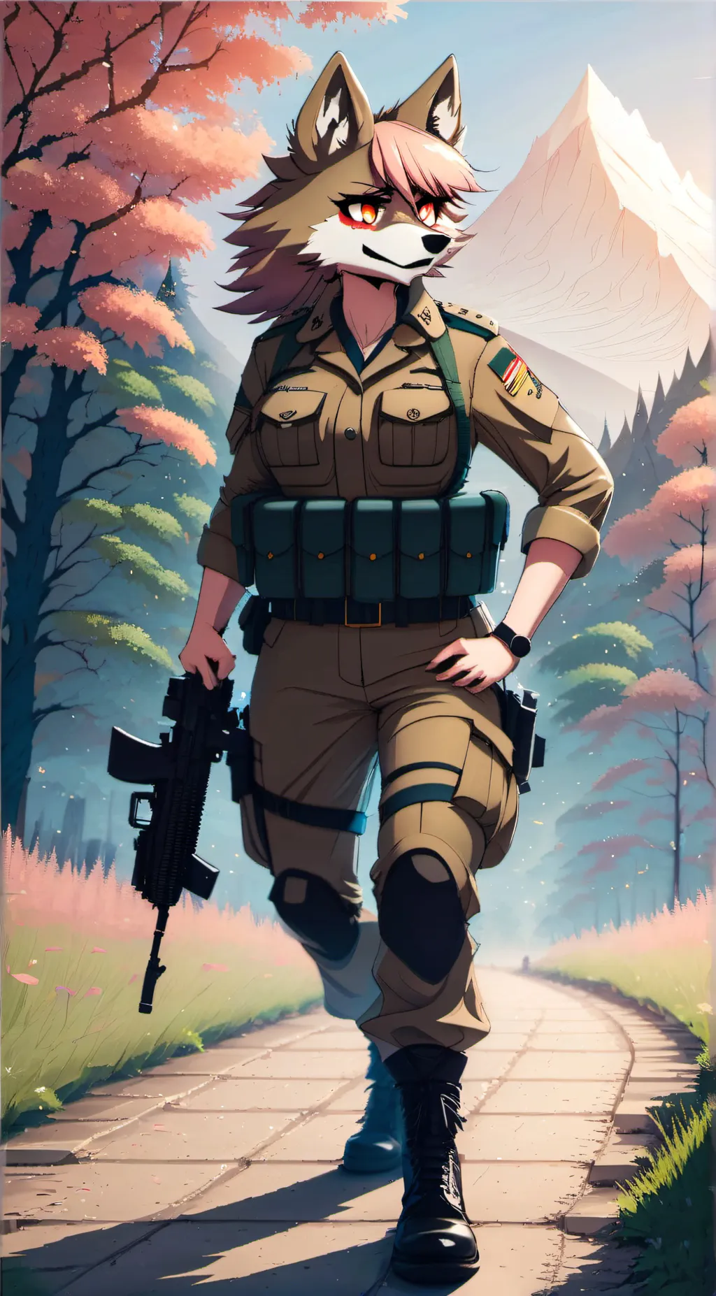 ai character: Emmy  background