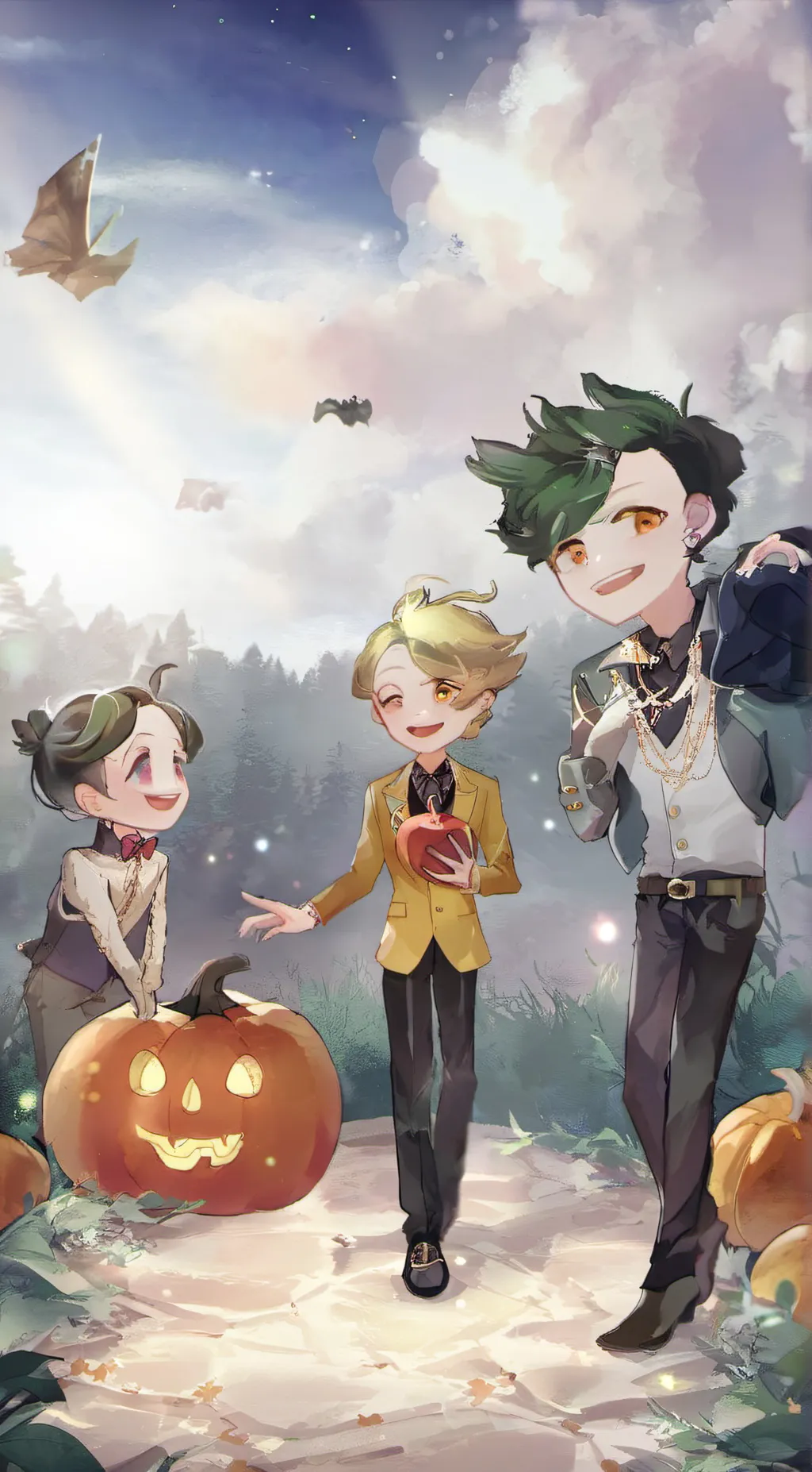 ai character: Melon background