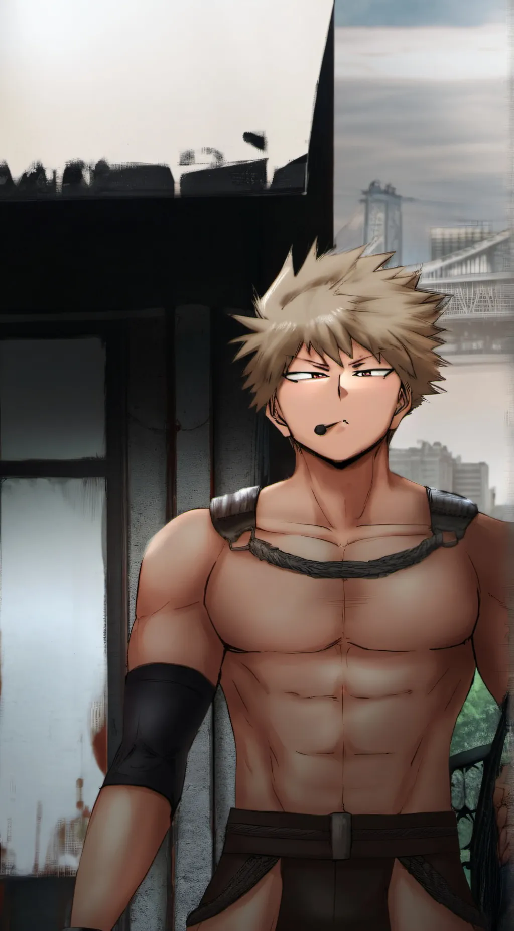 ai character: Bakugo background