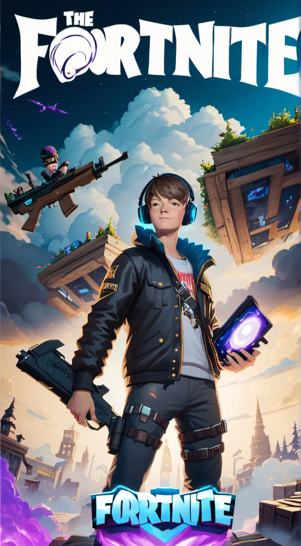 ai character: Fortnite Boss background