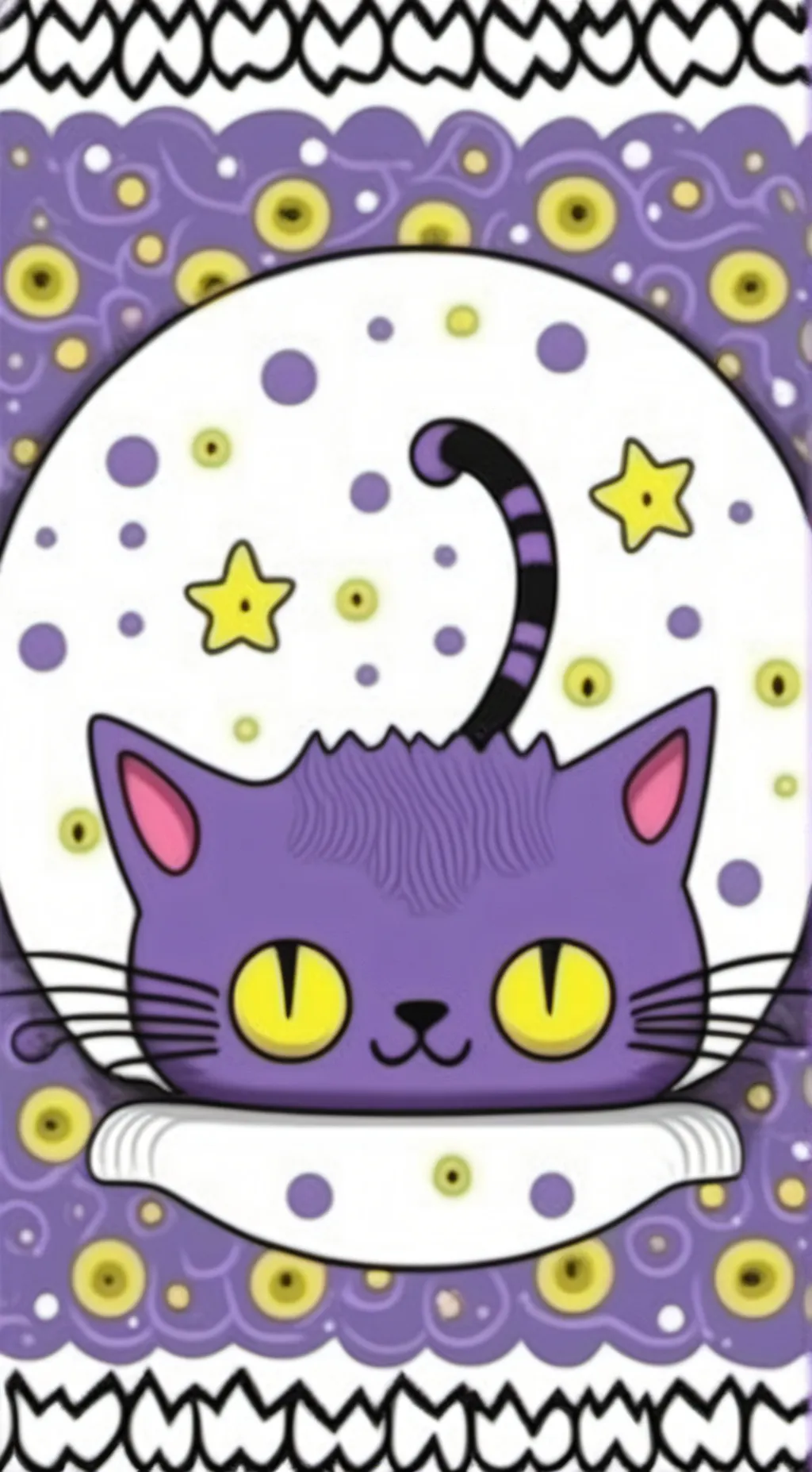 ai character: Smiling critters background