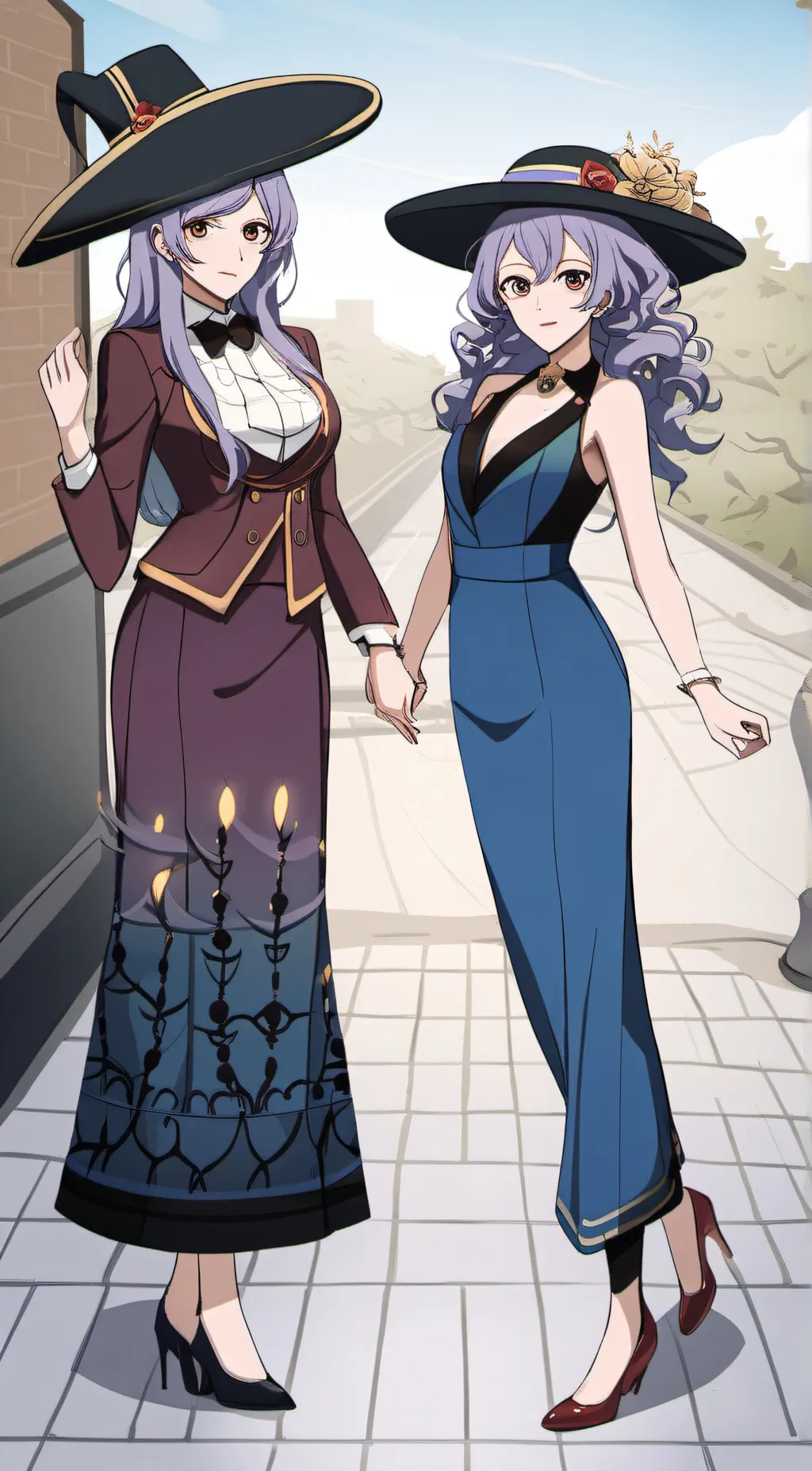 ai character: Andrea and Mila background