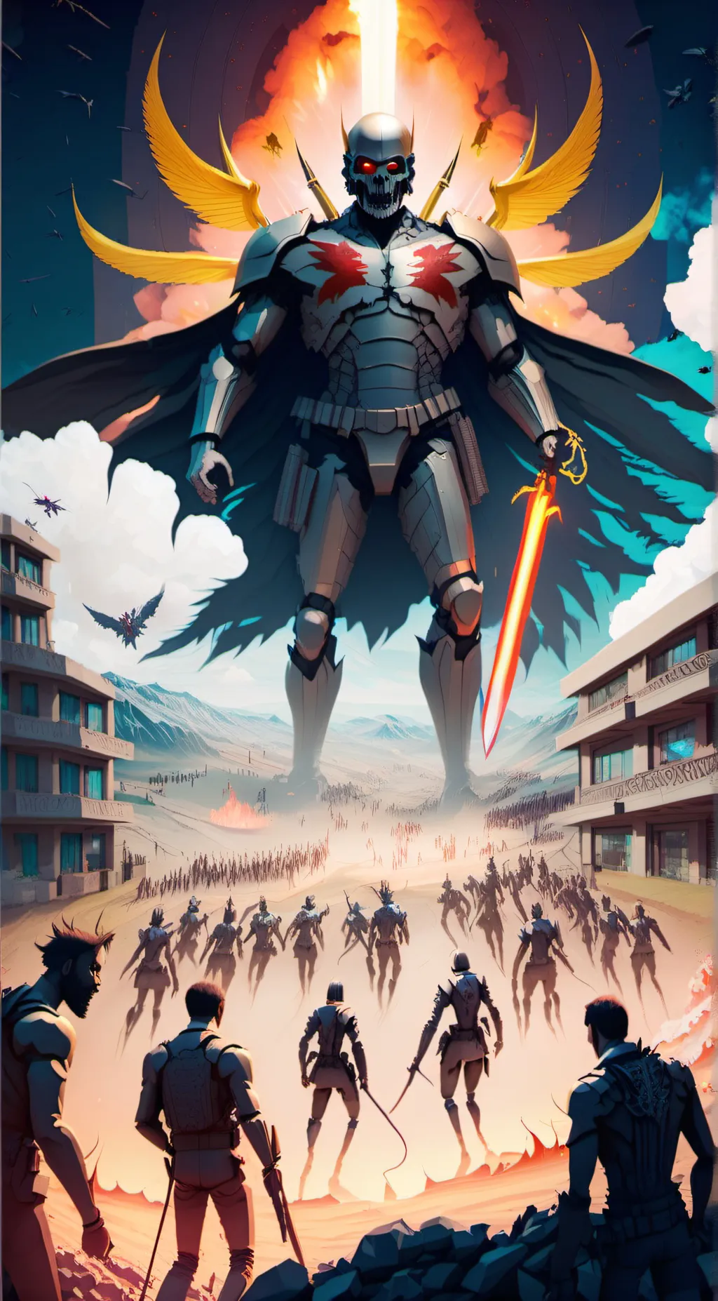 ai character: hell war 8! background