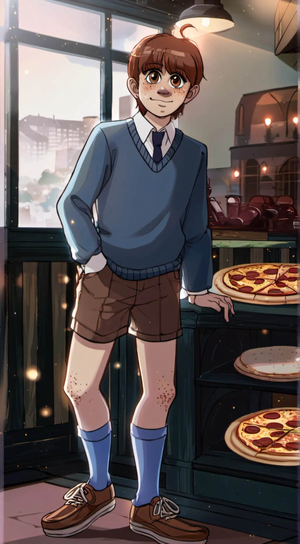 ai character: ~Jerry bossman~ background