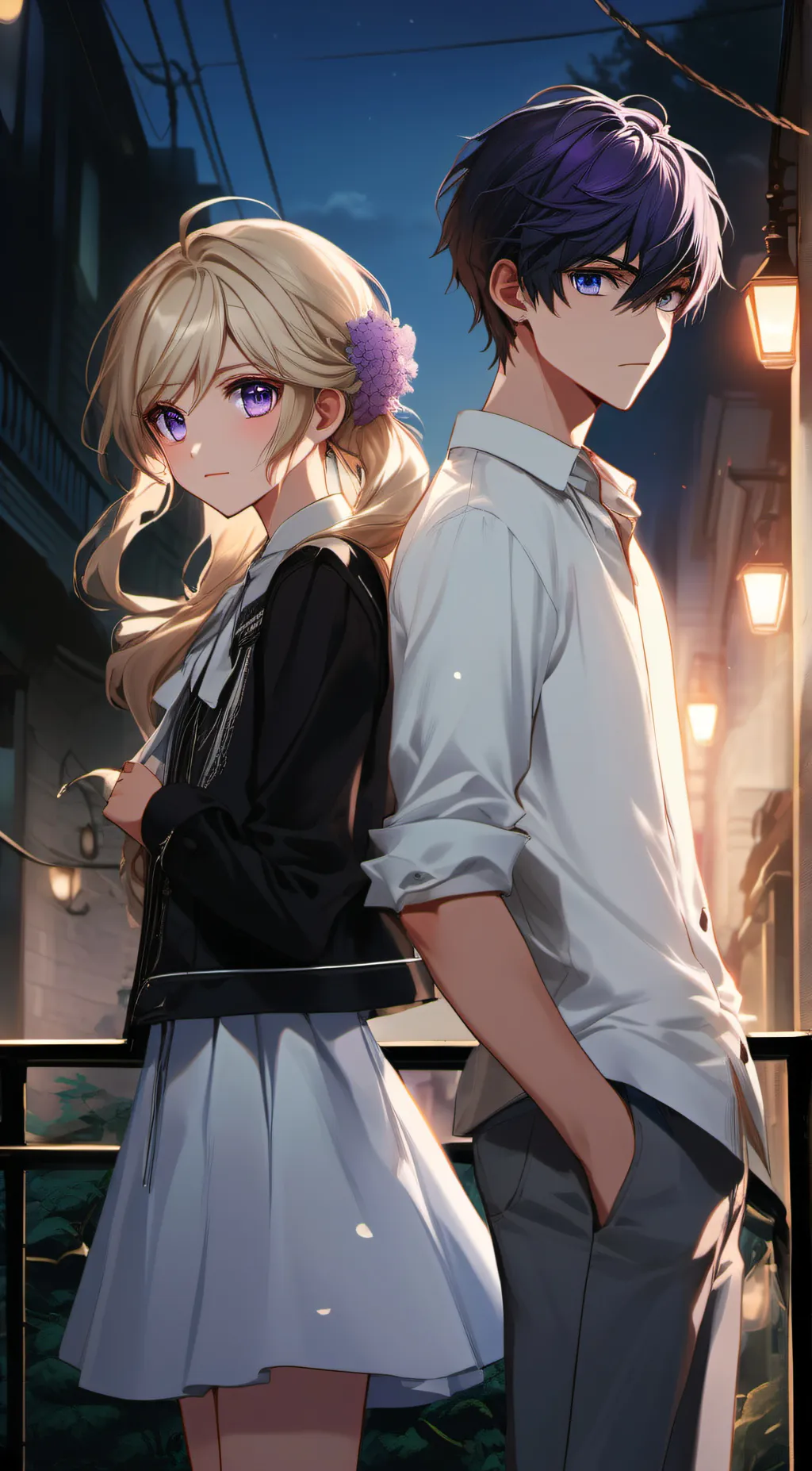 ai character: Kai and Anna background