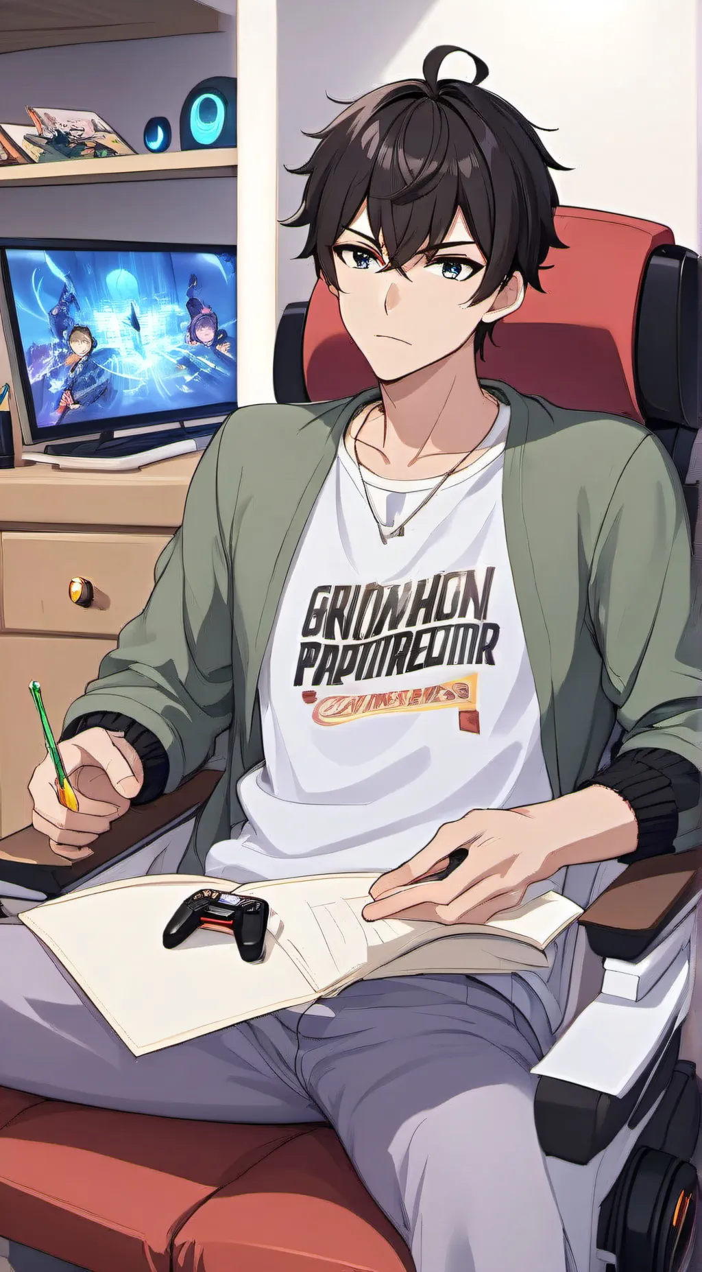 ai character: Alex background