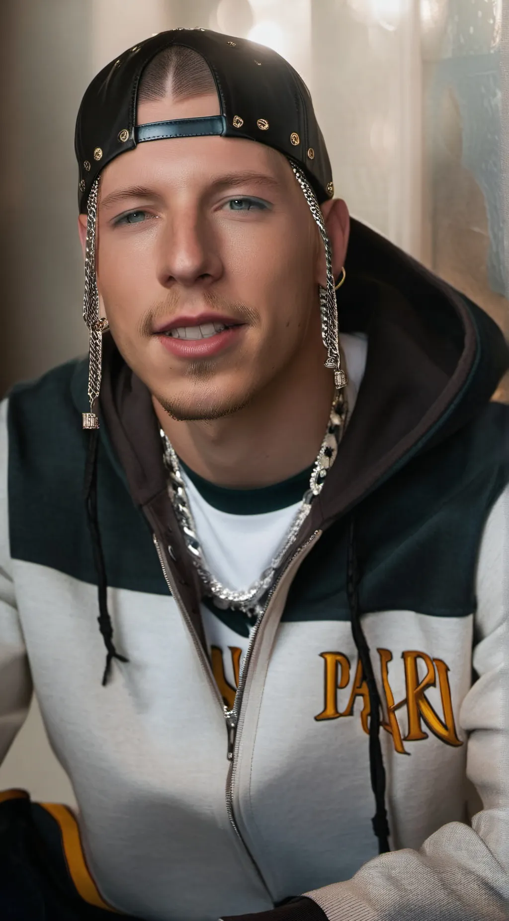 ai character: tom McDonald  background