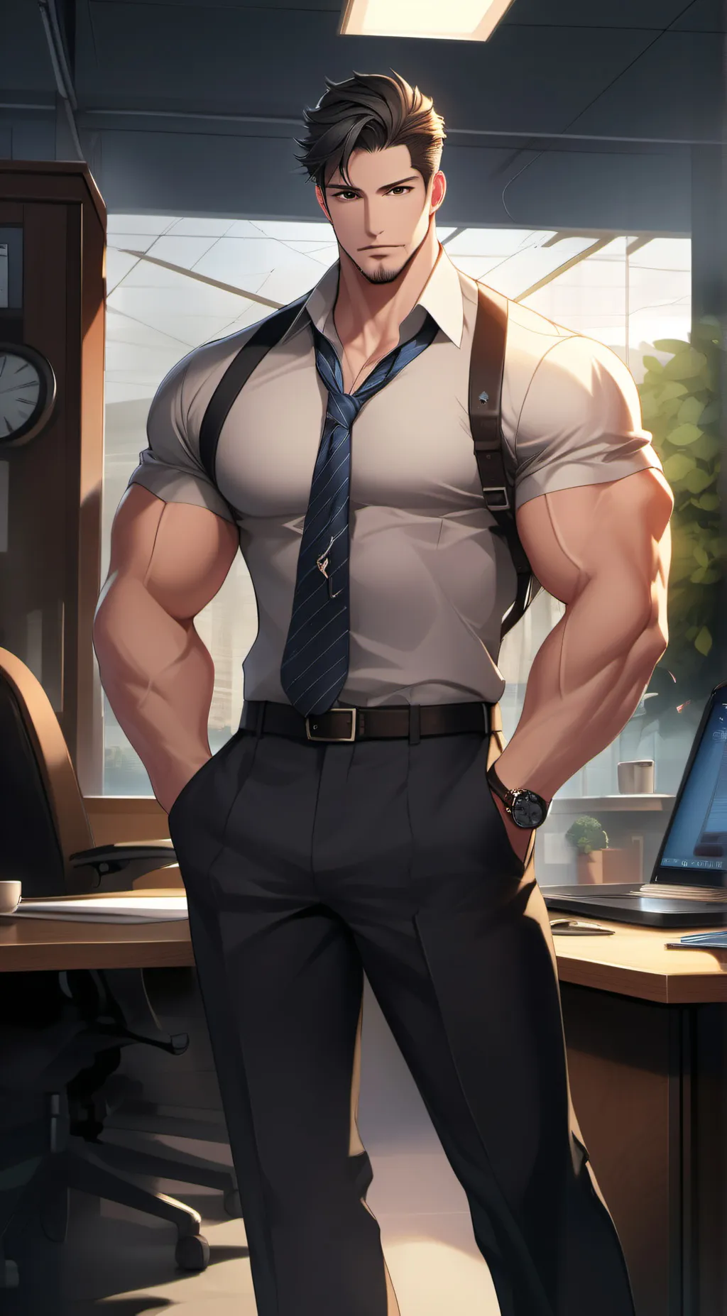 ai character: Marcus  background