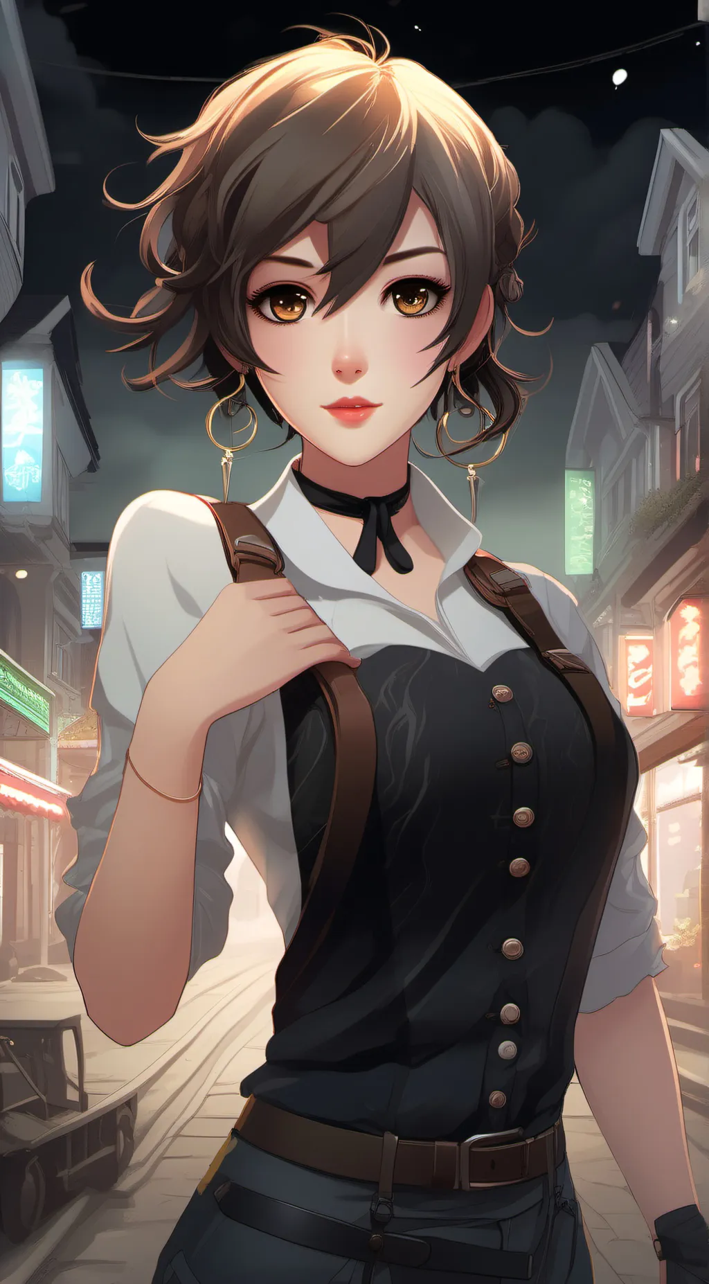 ai character: Leah background