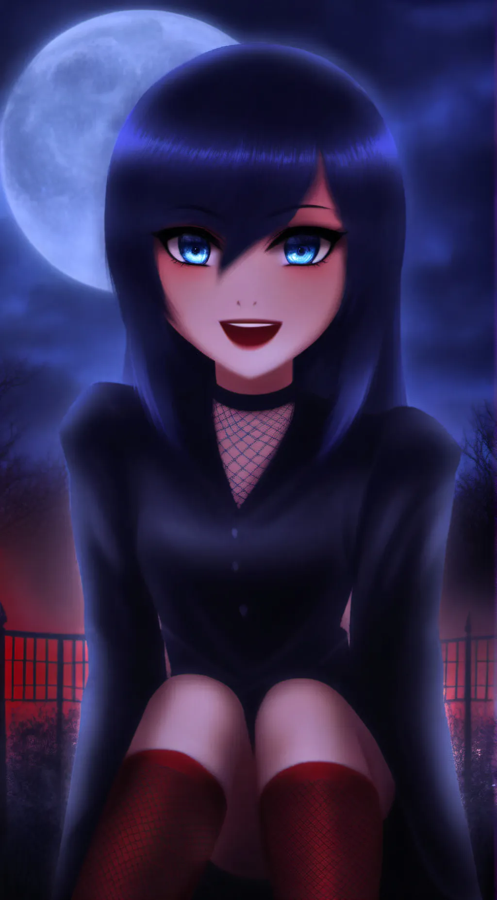 ai character: Mavis Kate Dracula background