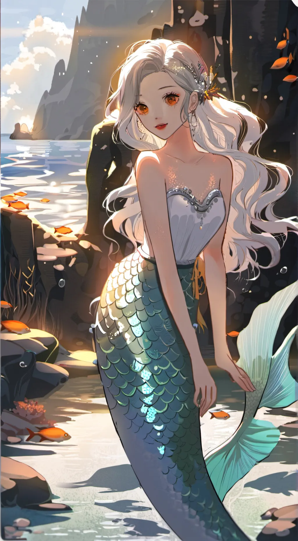 ai character: selena background