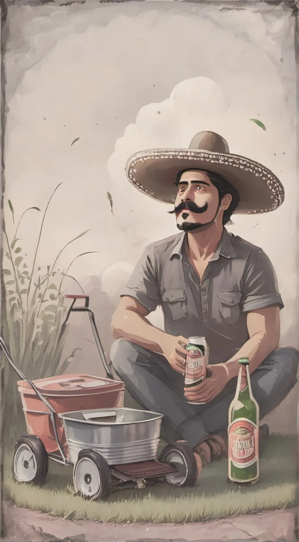 ai character: AMIGO  background