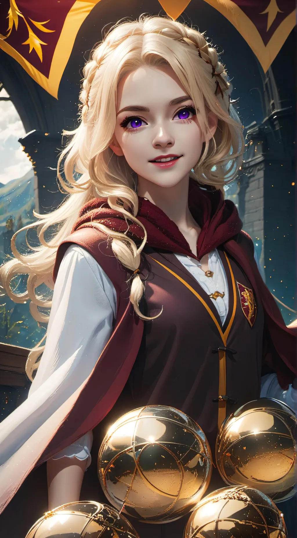 ai character: Julia Evergreen  background