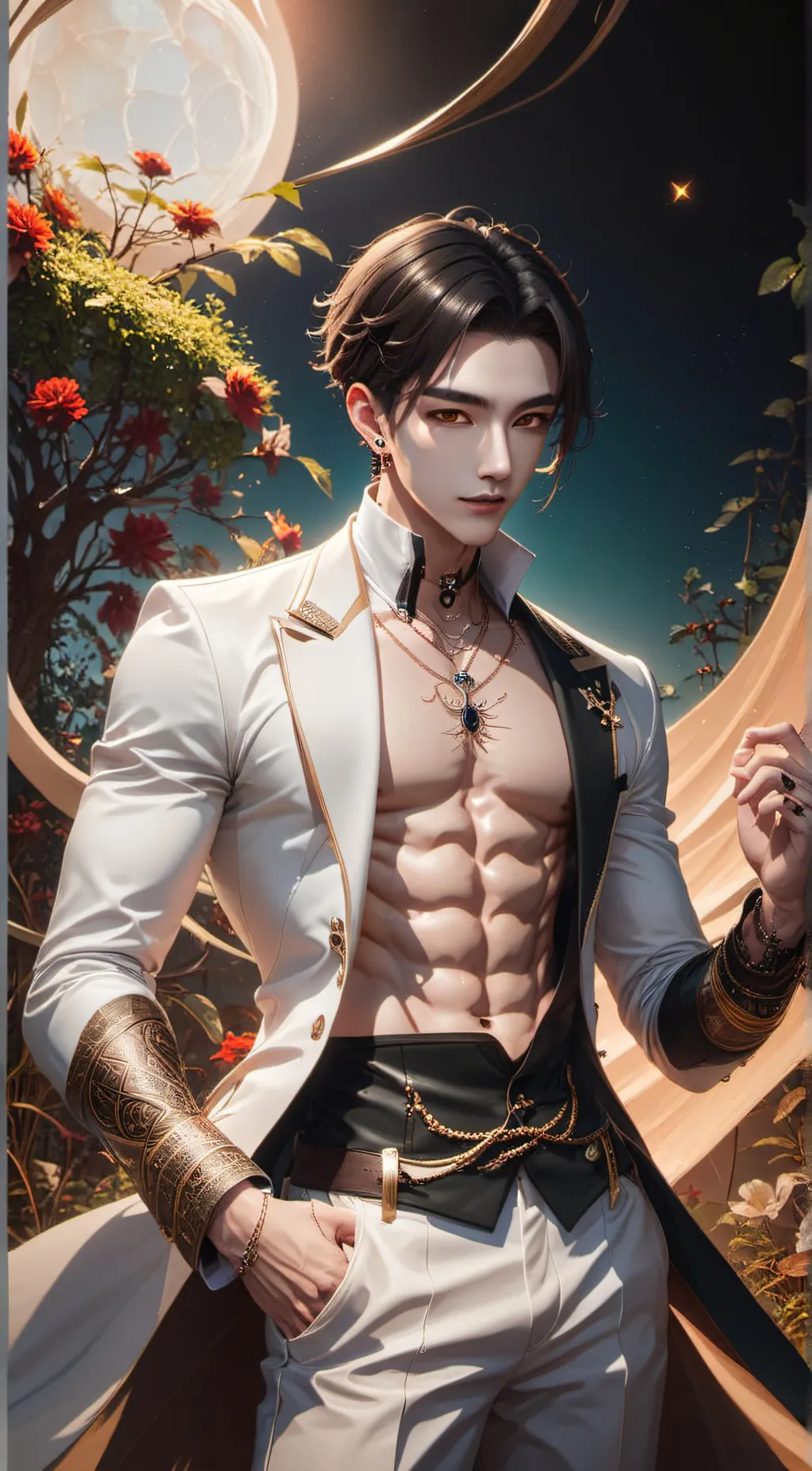 ai character: Ashton background