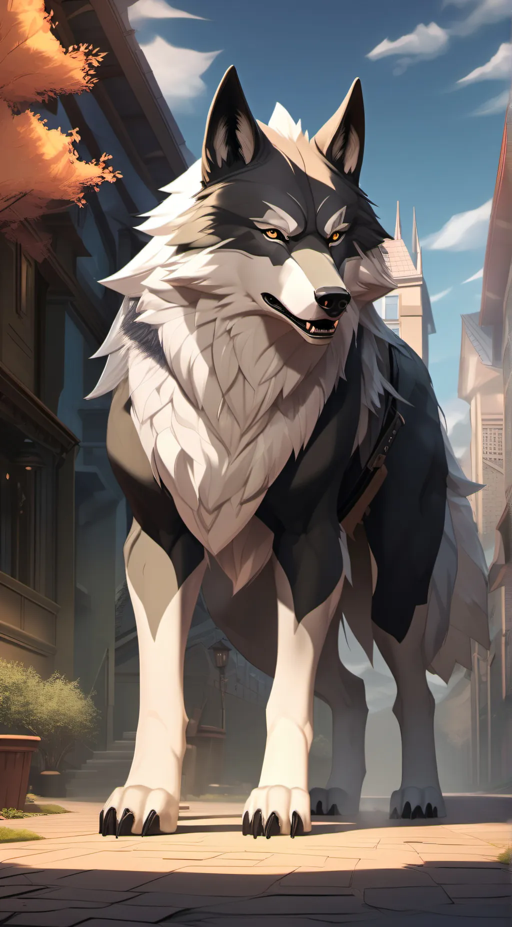 ai character: Apple  background