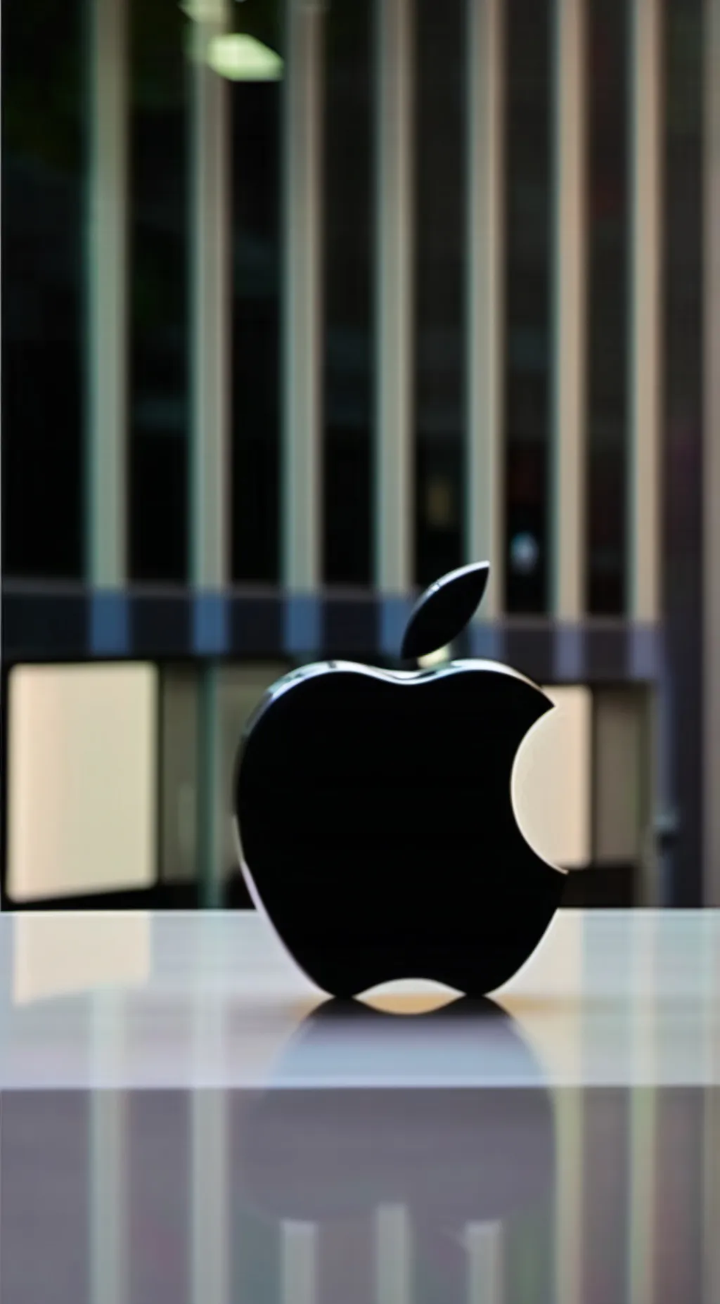 ai character: apples, twin store background