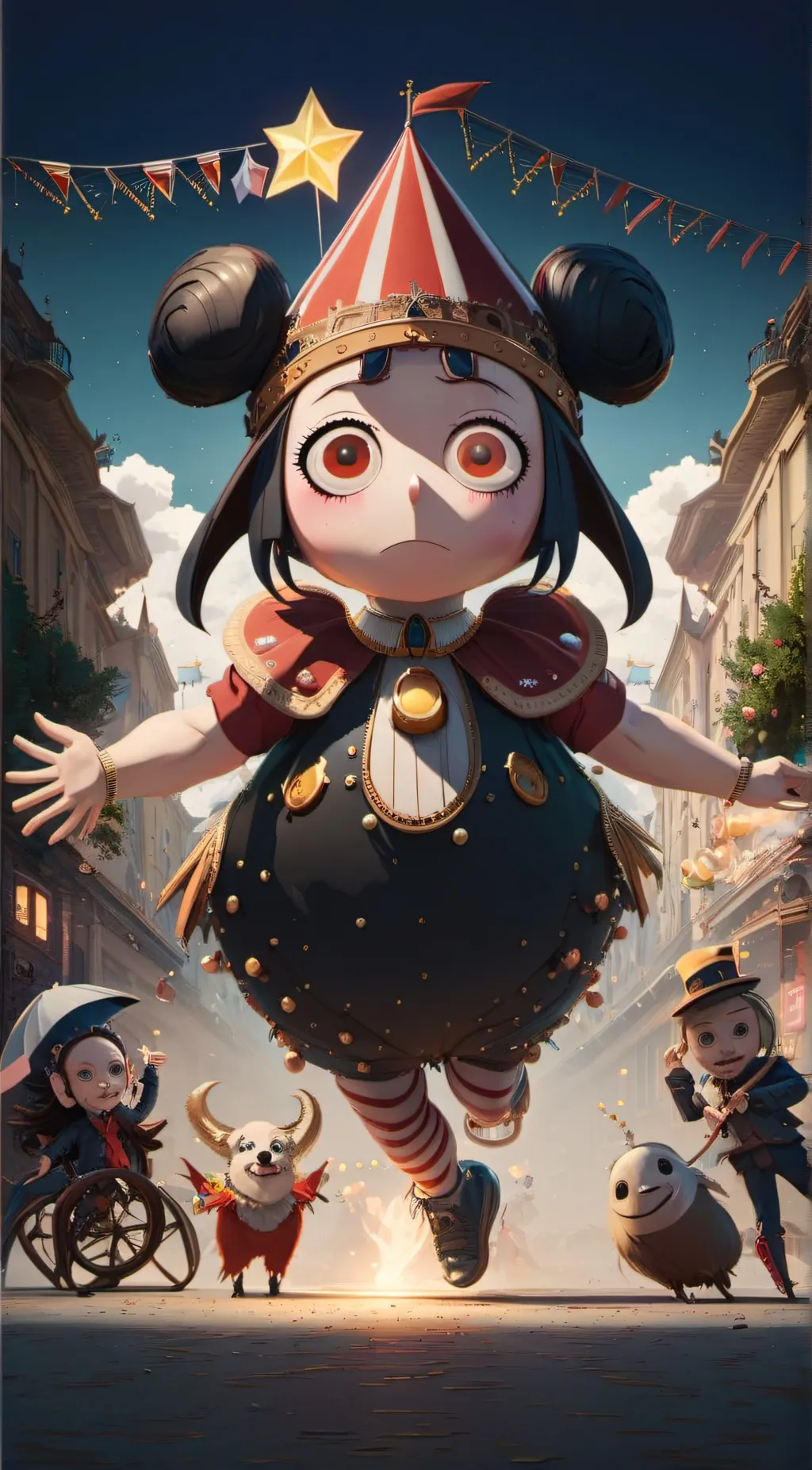 ai character: Pomni background