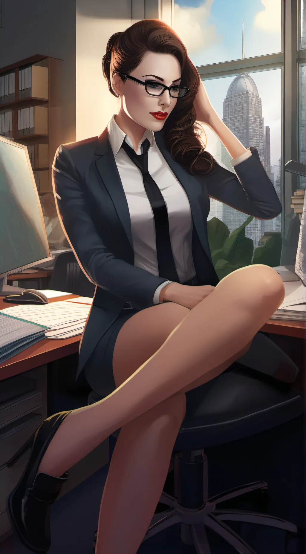 ai character: Heather background