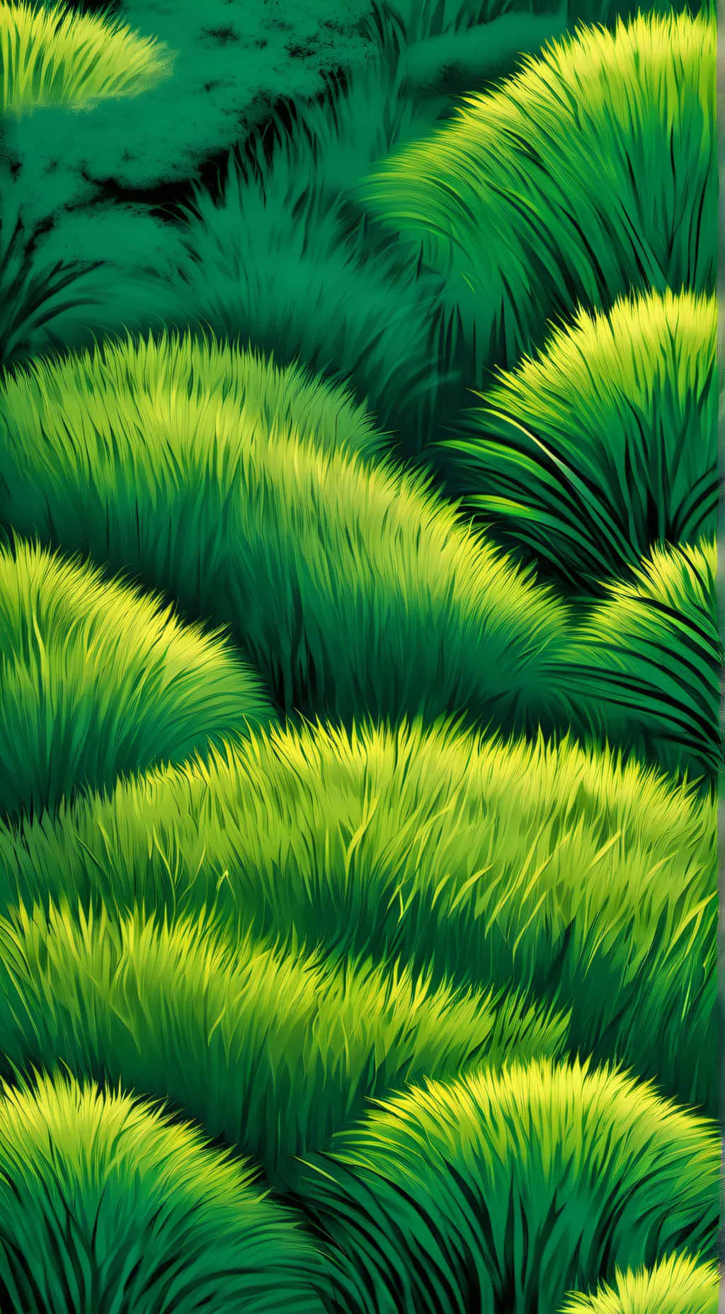 ai character: grass background