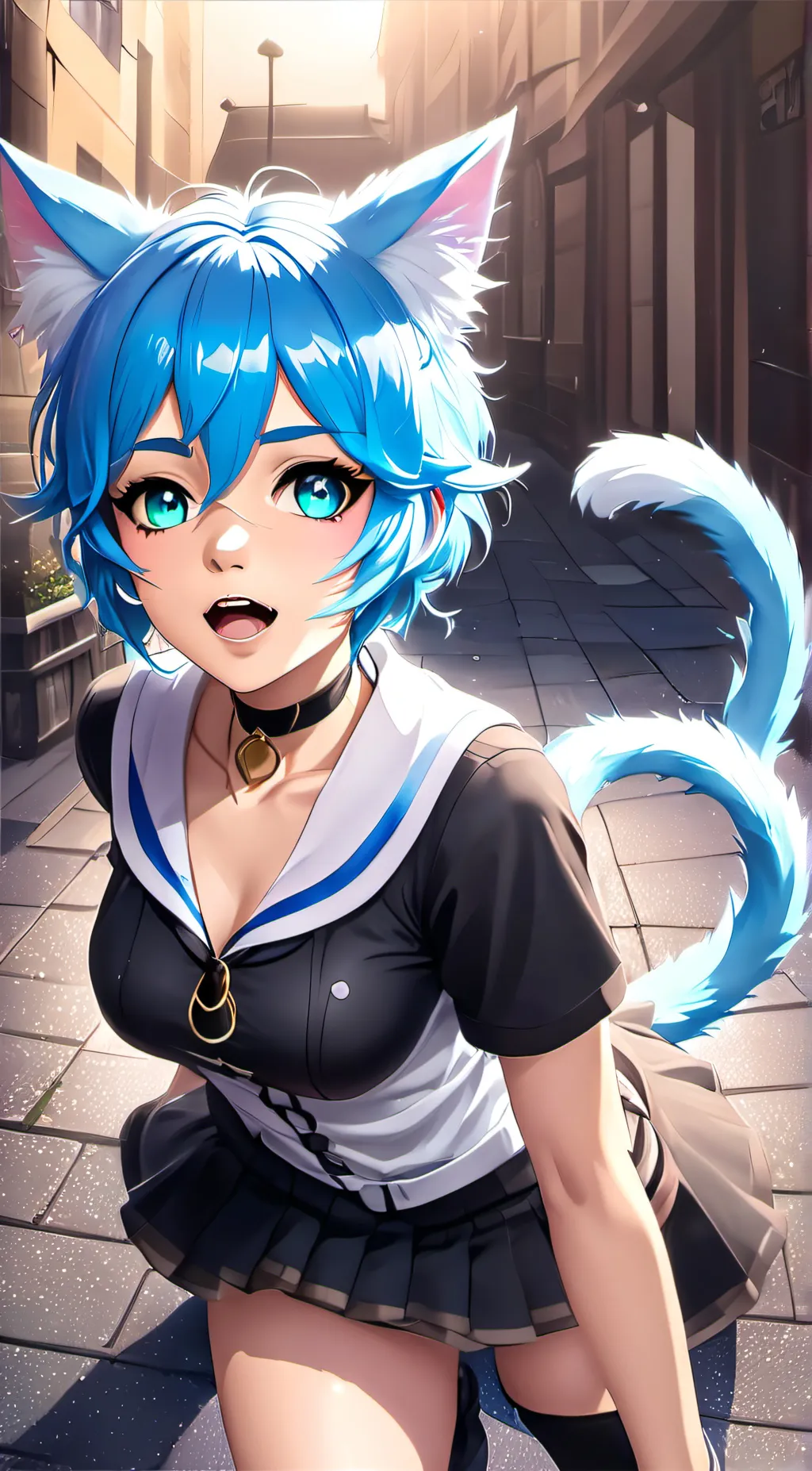 ai character: Izzy  background