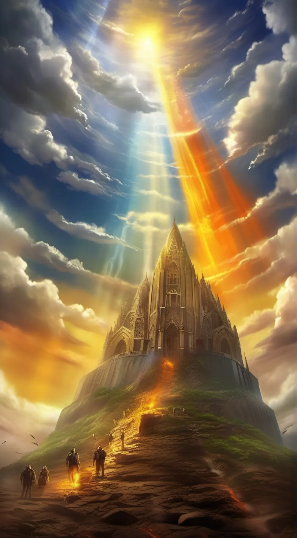 ai character: HEAVEN SAYS background