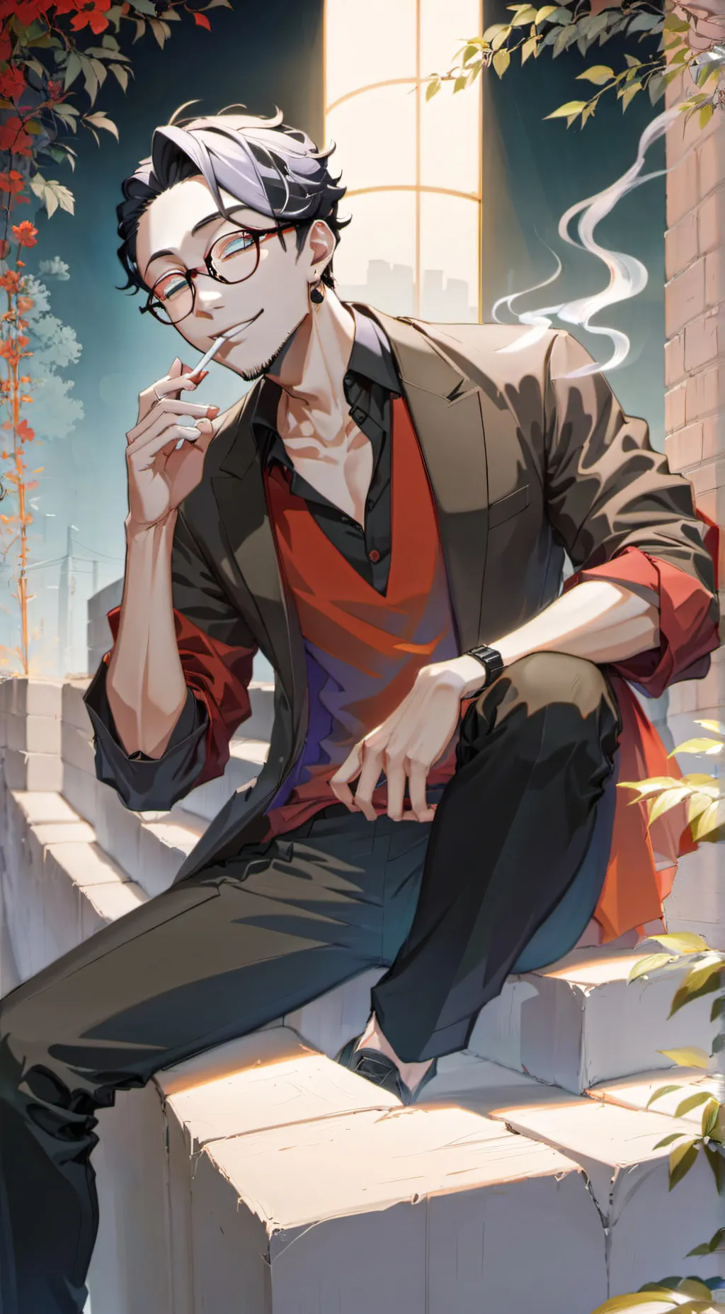 ai character: Hanma Shuji background