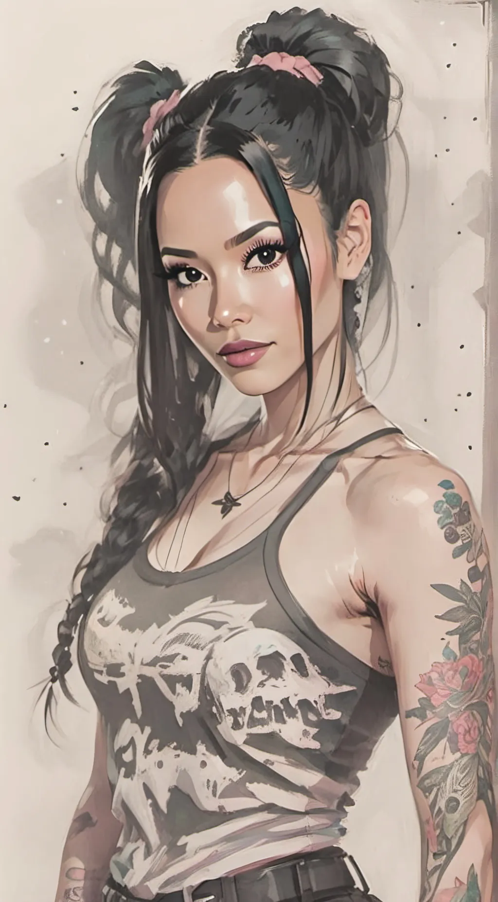 ai character: Bella poarch background