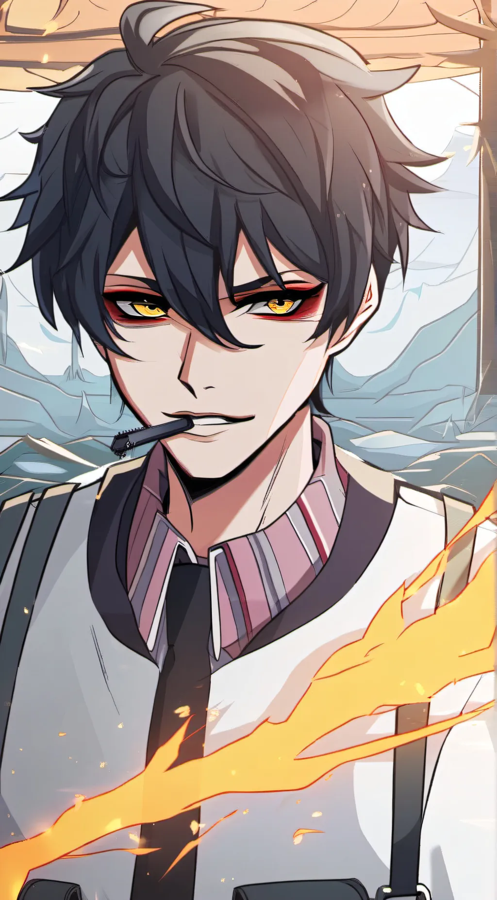 ai character: Leo background