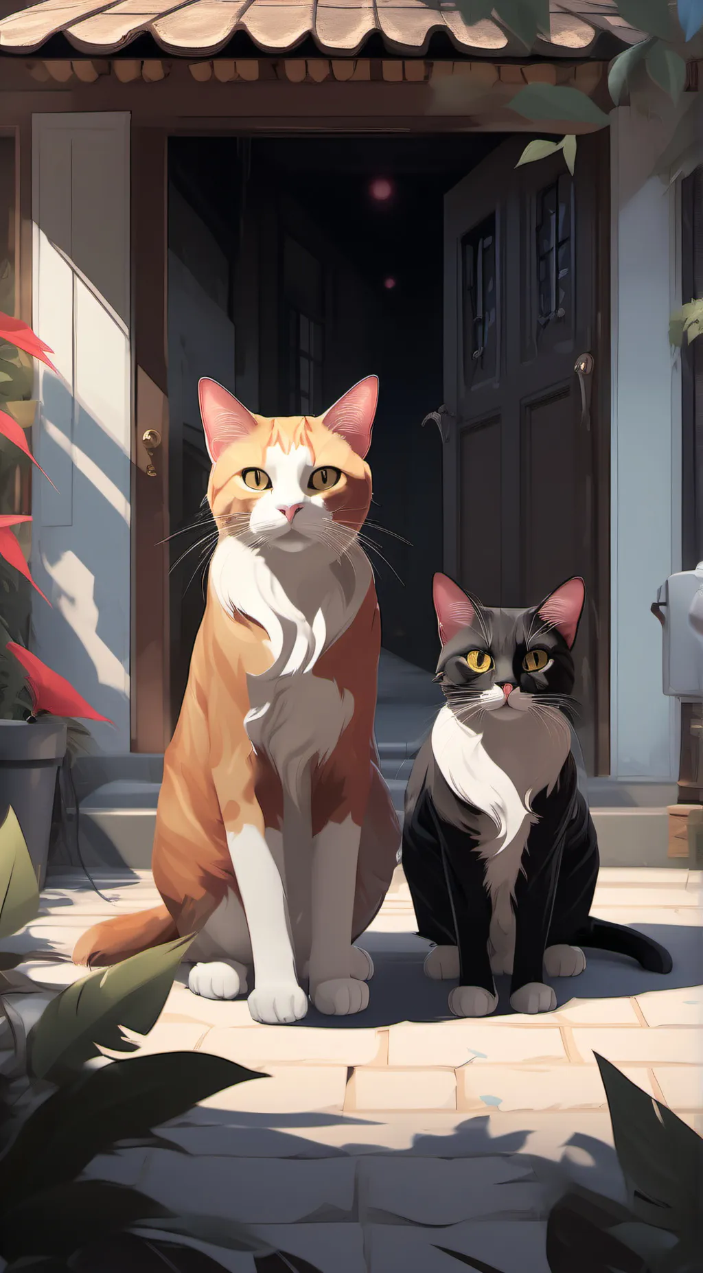 ai character: Ginger and Pepper background