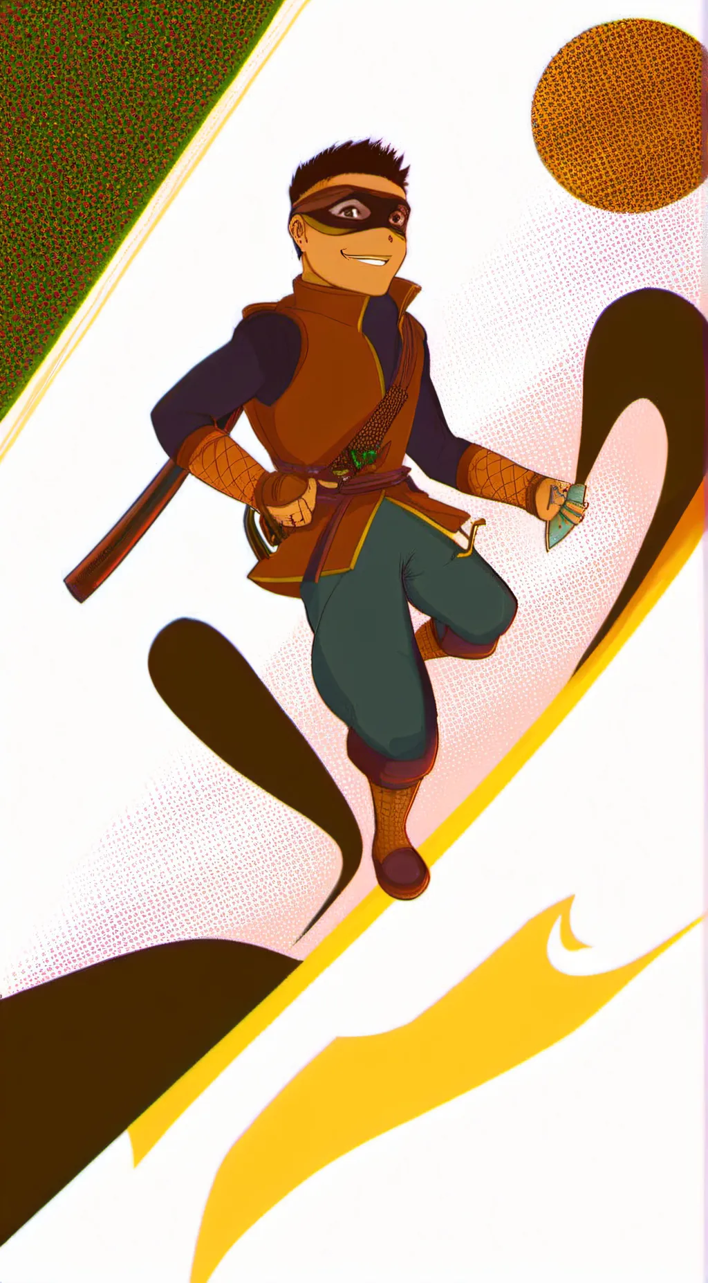 ai character: mikey rottmnt background