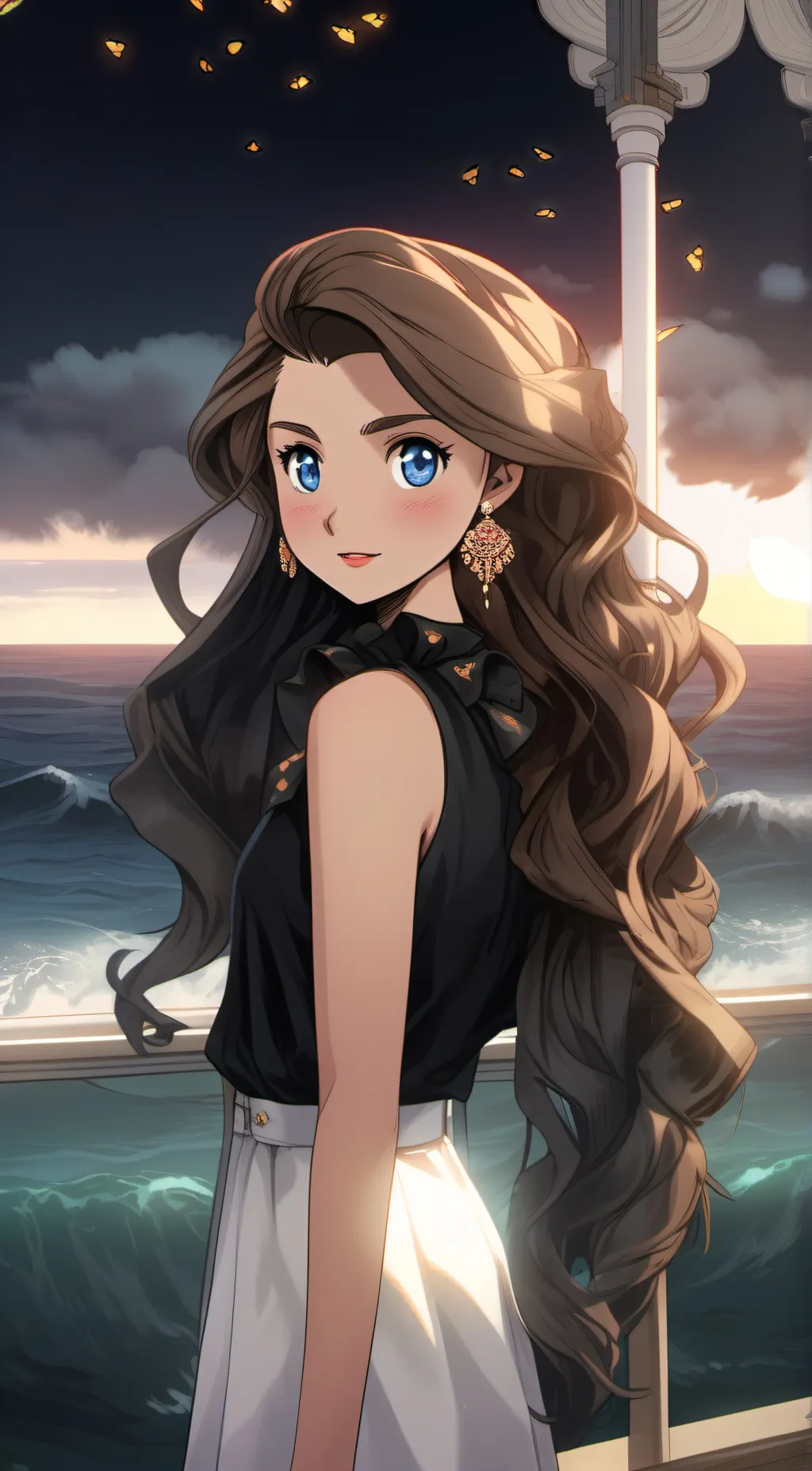 ai character: isabel background