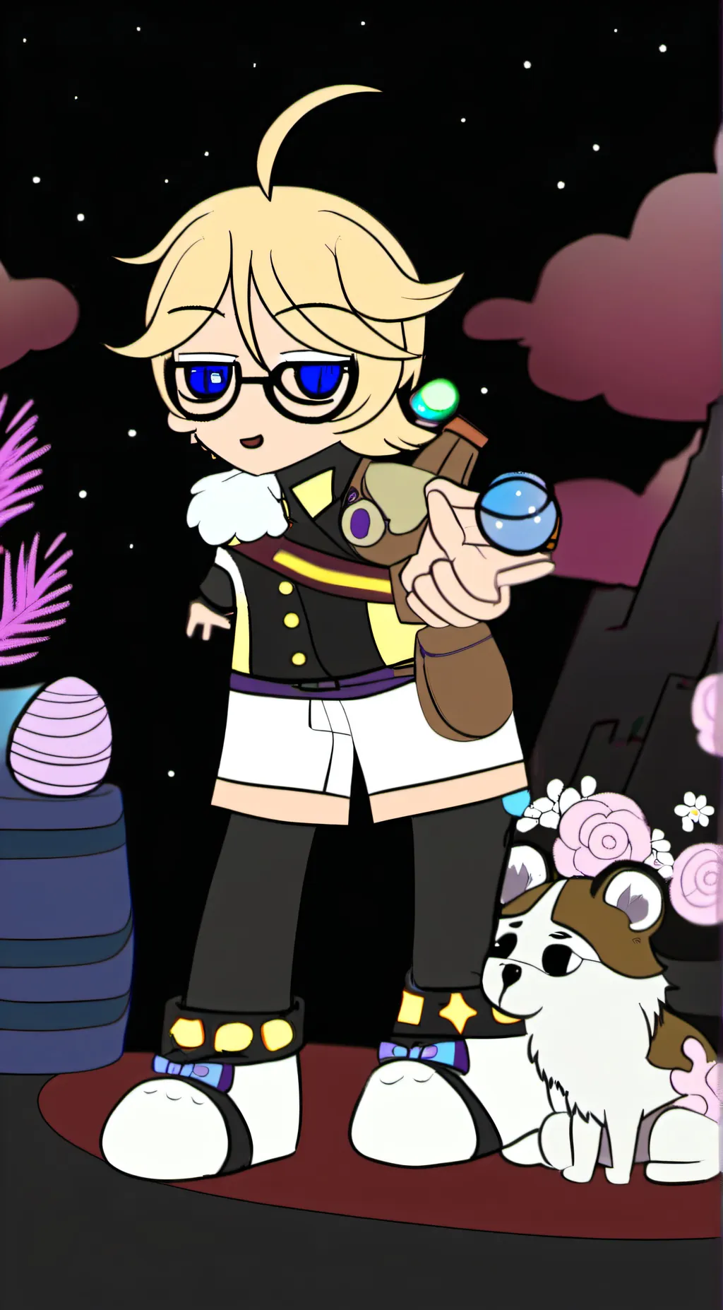 ai character: Sky background