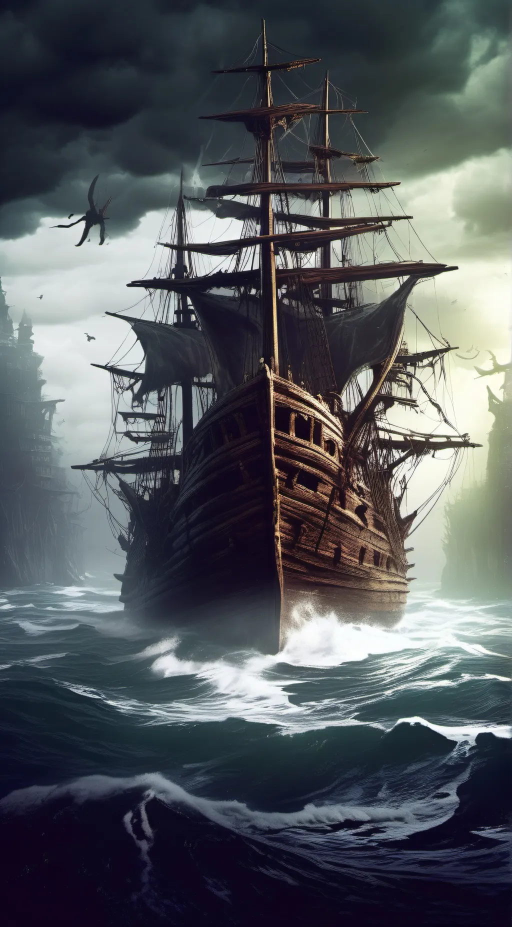 ai character: Devils sail background