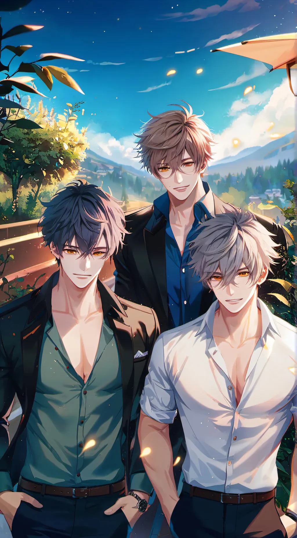 ai character: Mikey Justin Lee background