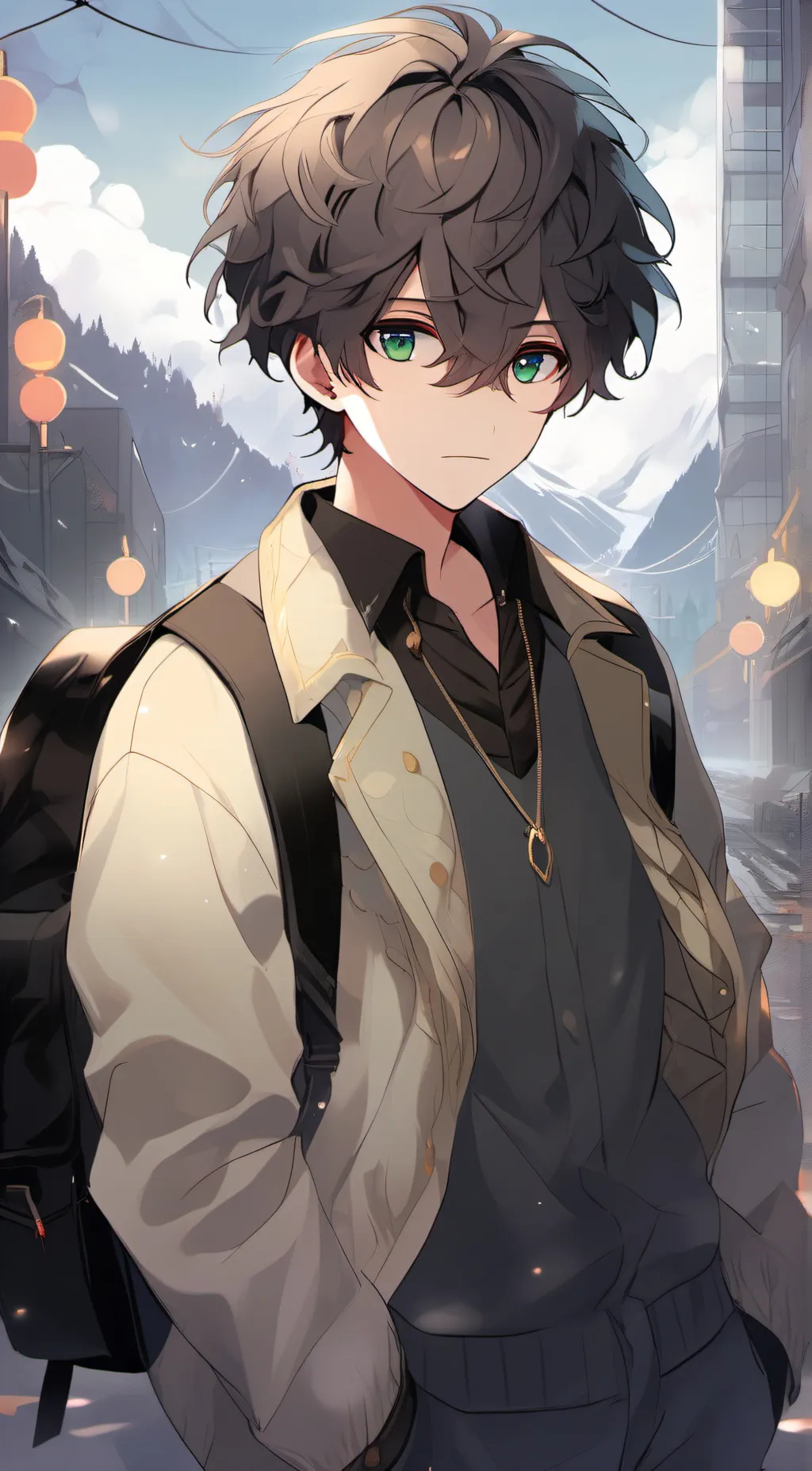 ai character: Archie  background